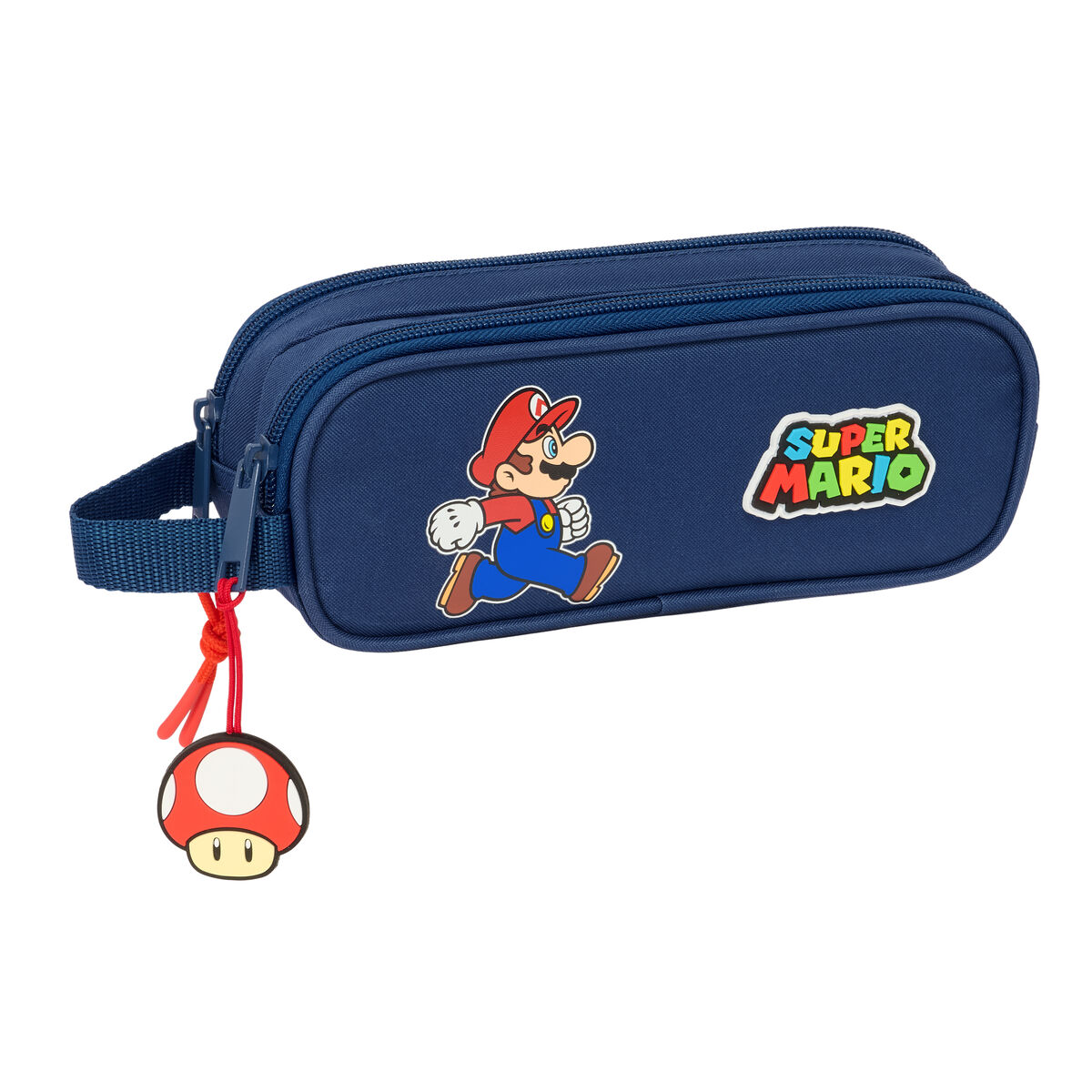 Double Carry-all Super Mario Trick Red Dark blue 21 x 8 x 6 cm Double Carry-all Super Mario Trick Red Dark blue 21 x 8 x 6 cm
