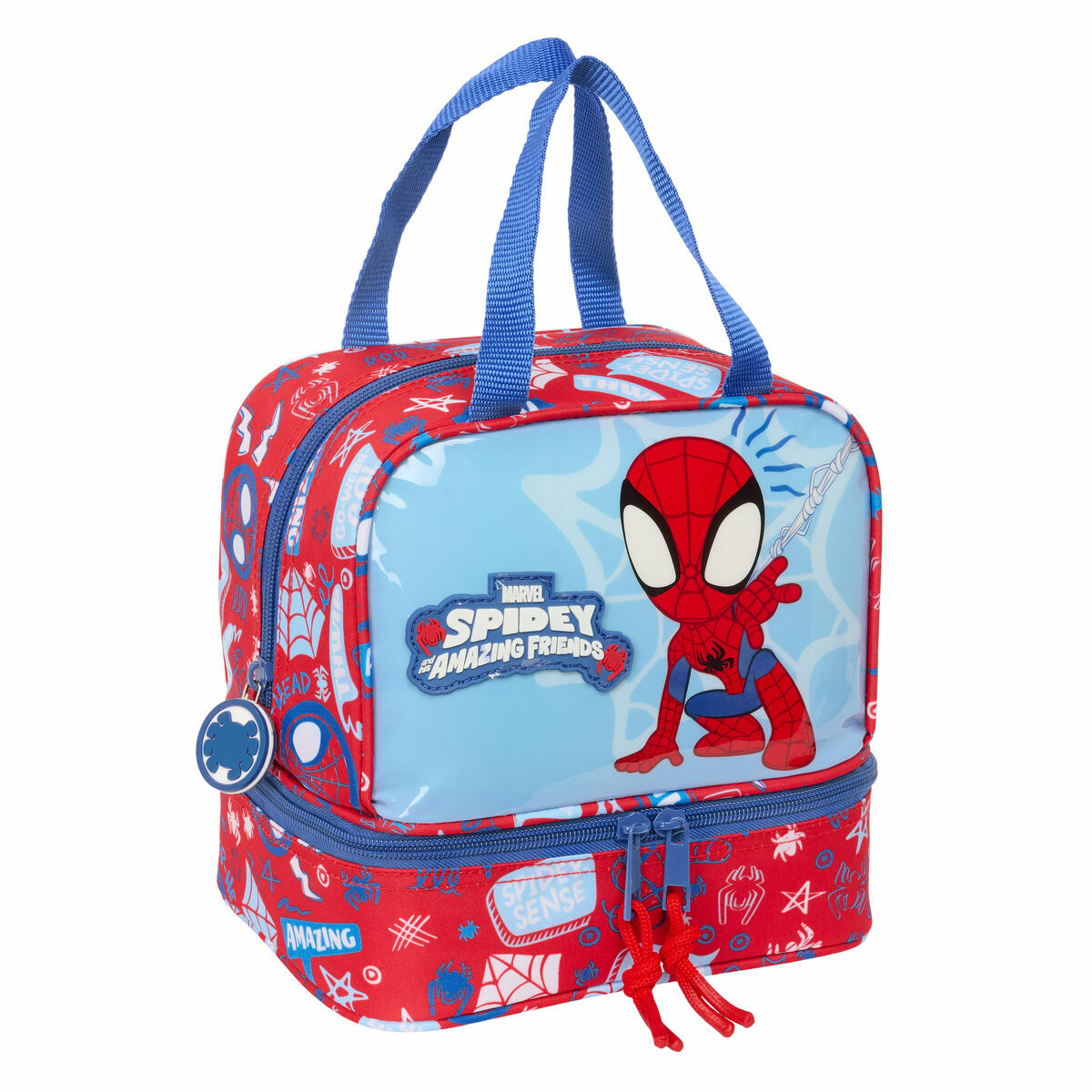 Lunchbox Spider-Man Rescue Blue Red 20 x 20 x 15 cm Lunchbox Spider-Man Rescue Blue Red 20 x 20 x 15 cm