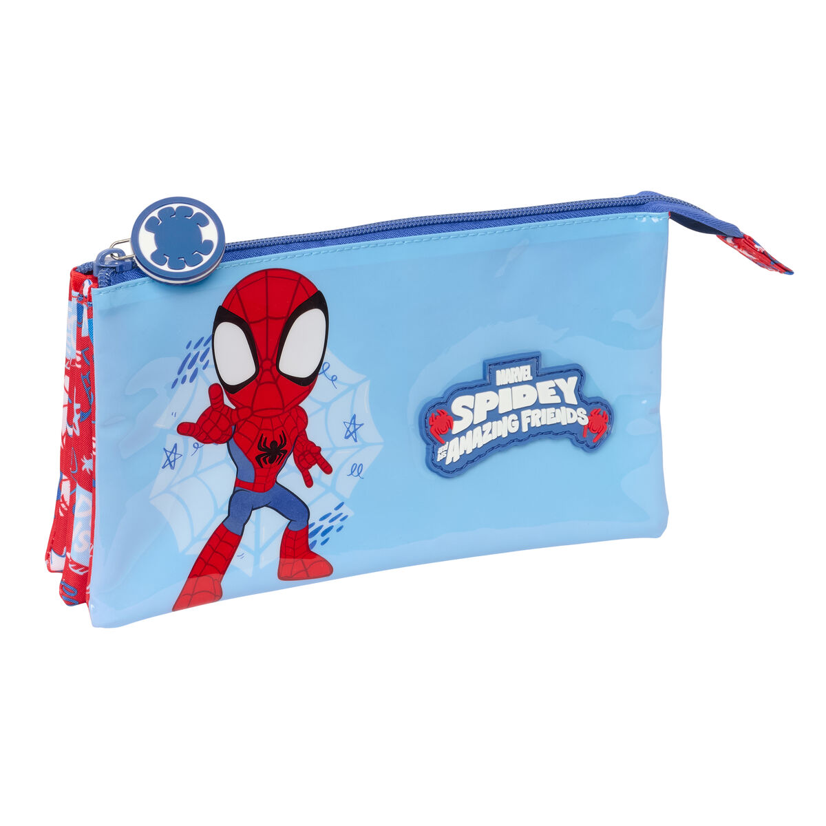 Holdall Spider-Man Rescue Blue Red 22 x 12 x 3 cm