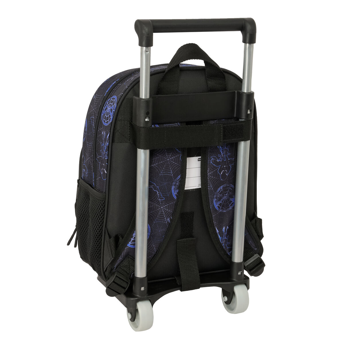 School Rucksack with Wheels Spider-Man Attack Black 27 x 33 x 10 cm
