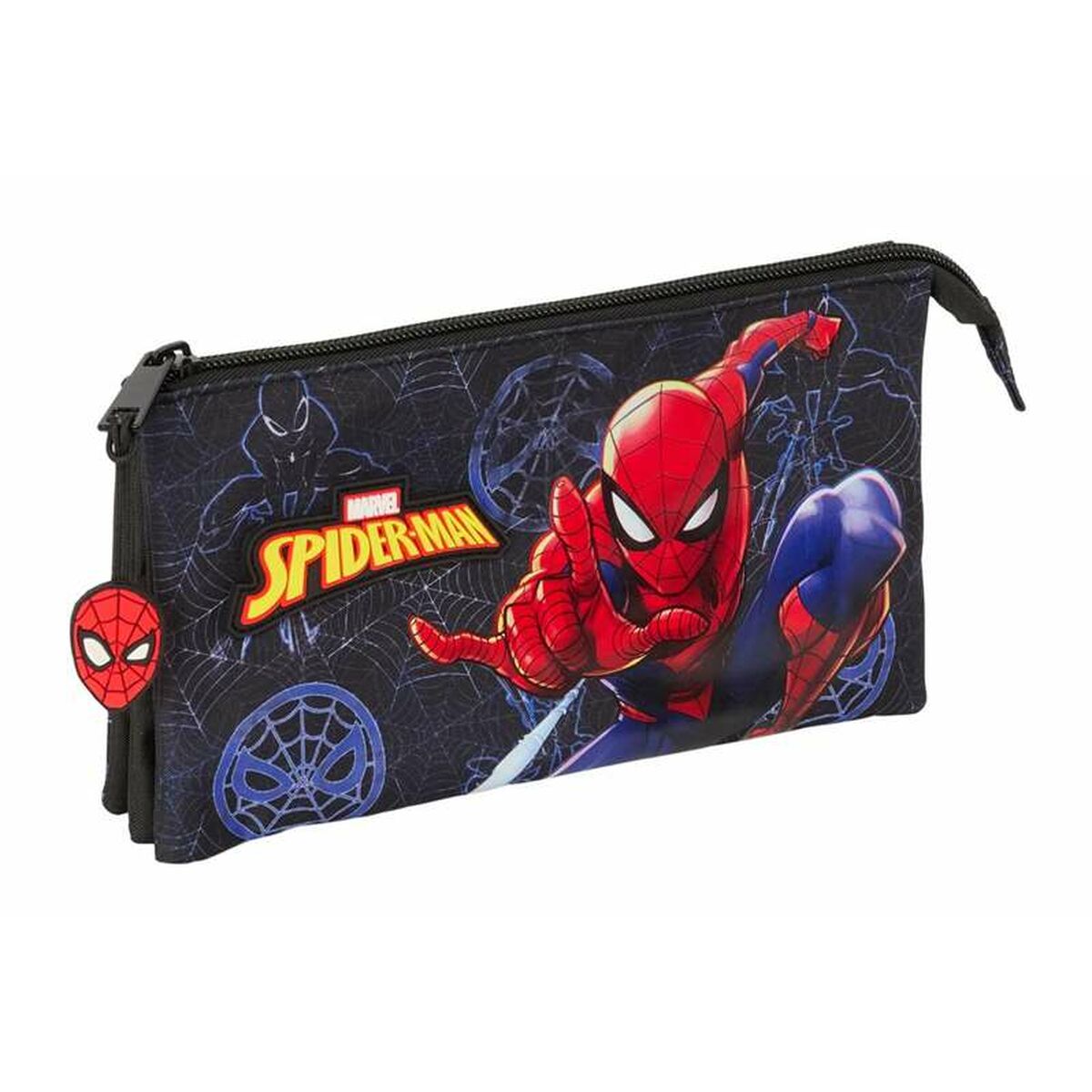 Holdall Spider-Man Attack Black 22 x 12 x 3 cm Holdall Spider-Man Attack Black 22 x 12 x 3 cm