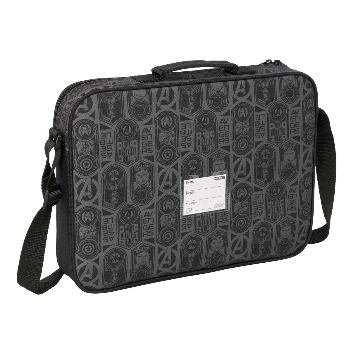 School Satchel The Avengers Vendetta Black 38 x 28 x 6 cm