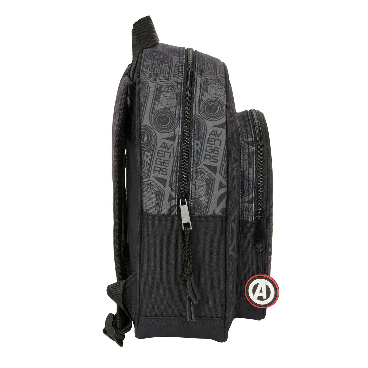 School Bag The Avengers Vendetta Black 27 x 33 x 10 cm