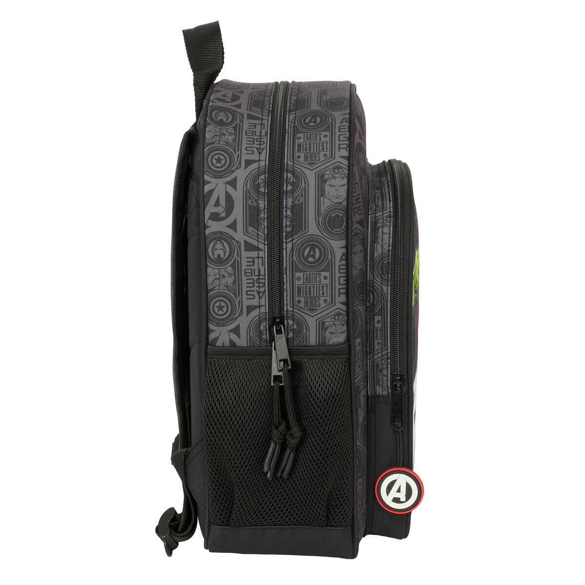 School Bag The Avengers Vendetta Black 32 x 38 x 12 cm