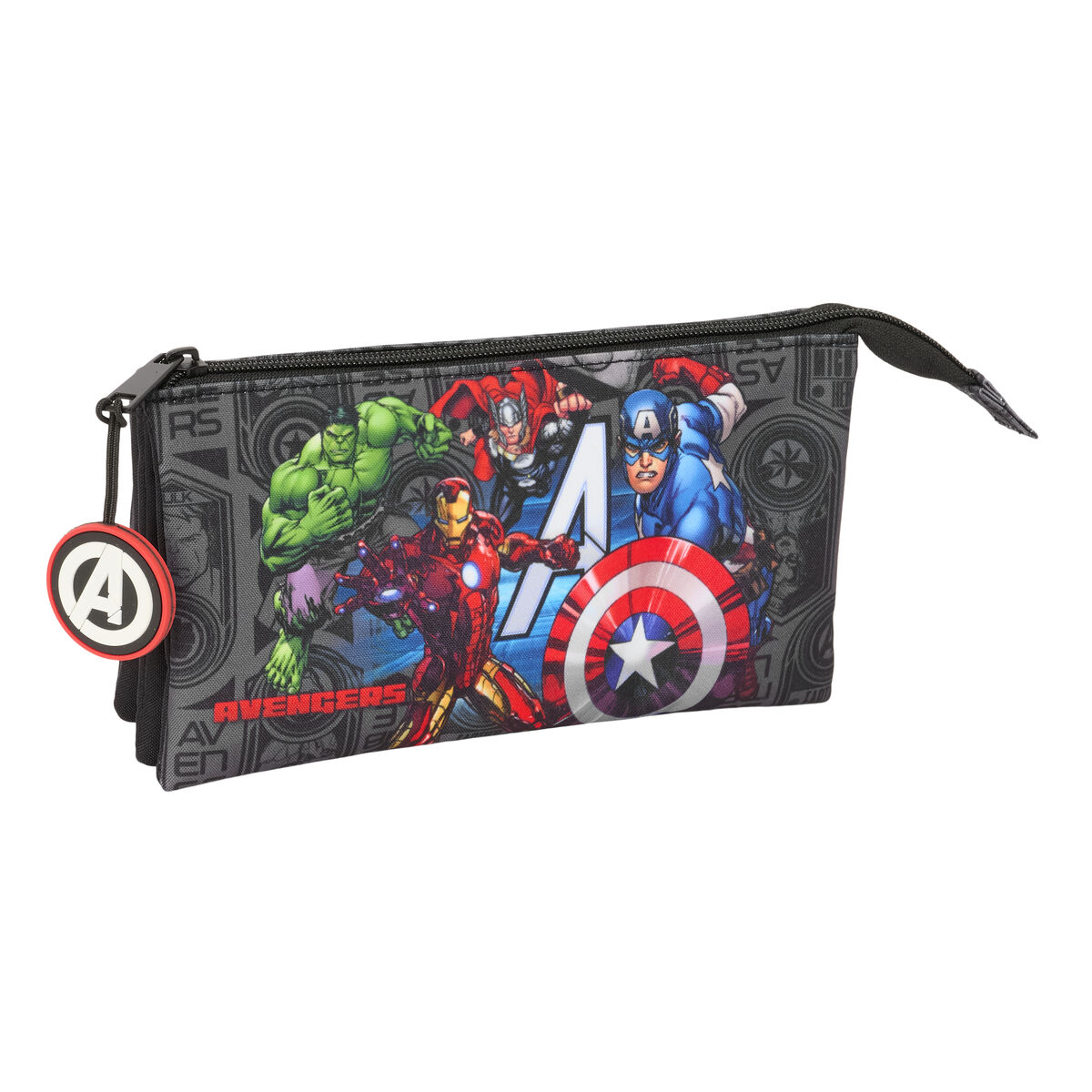 Holdall The Avengers Vendetta Black 22 x 12 x 3 cm Holdall The Avengers Vendetta Black 22 x 12 x 3 cm