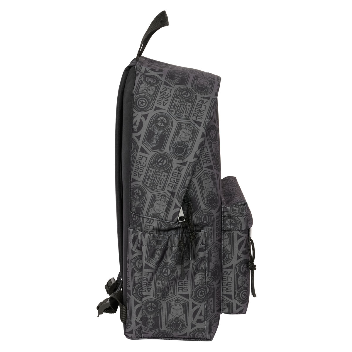 School Bag The Avengers Vendetta Black 31 x 43 x 13 cm