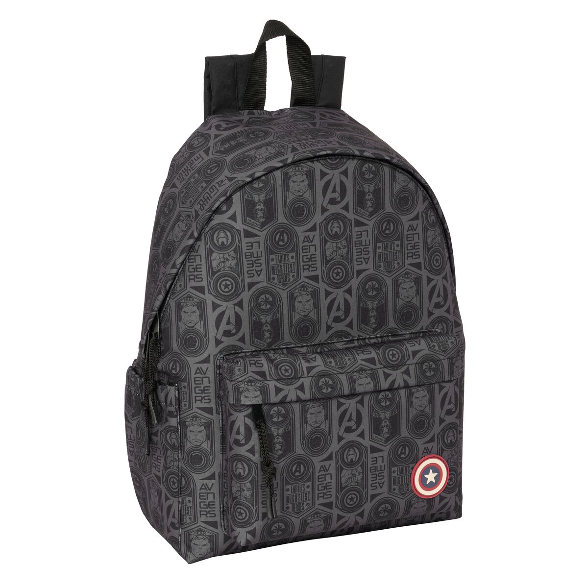 School Bag The Avengers Vendetta Black 31 x 43 x 13 cm