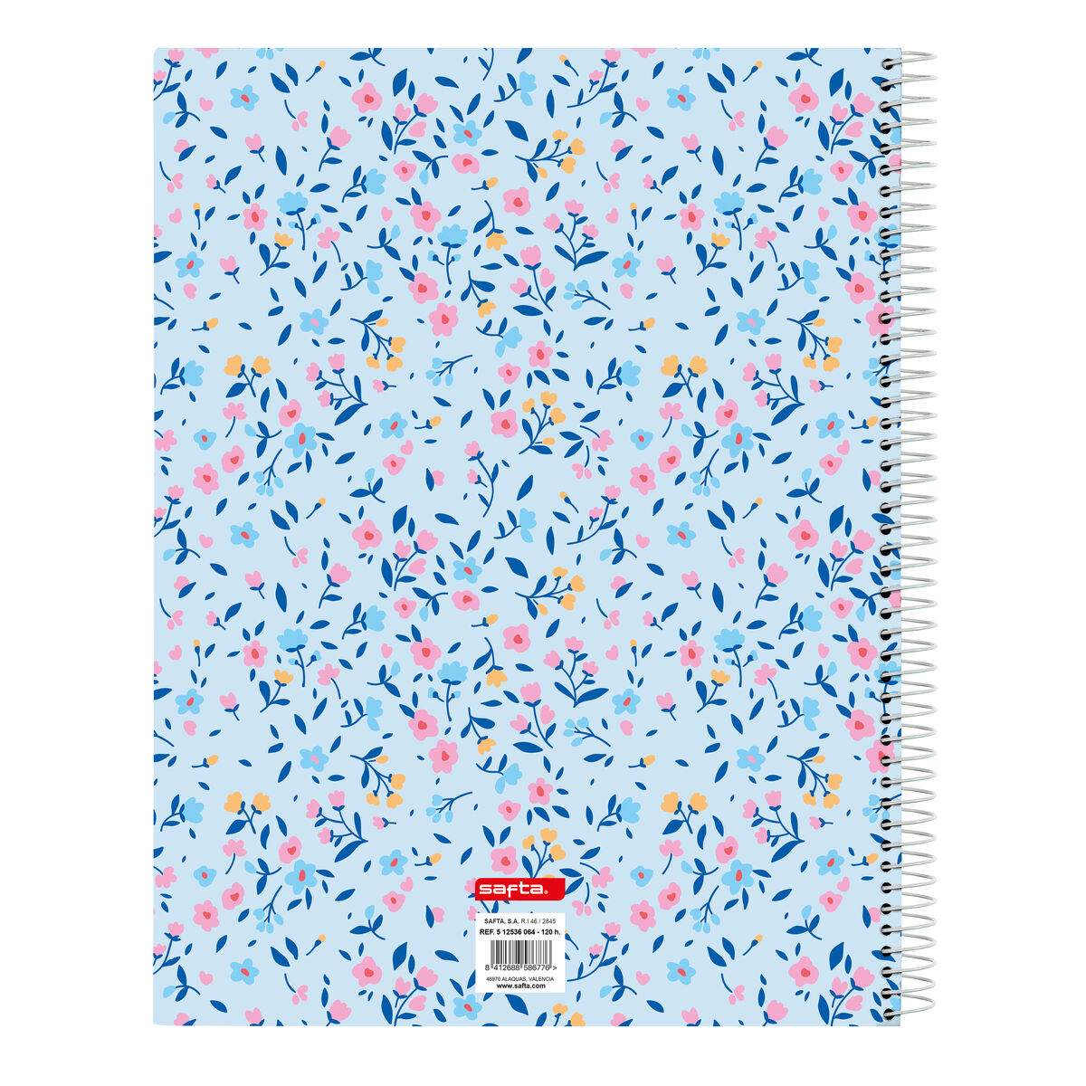 Notebook Vicky MartÃ­n Berrocal ParaÃ­so Blue Pink A4 120 Sheets