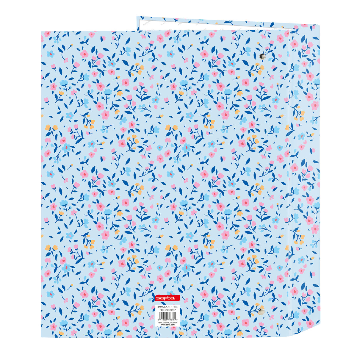 Ring binder Vicky MartÃ­n Berrocal ParaÃ­so Blue Pink A4 27 x 33 x 6 cm