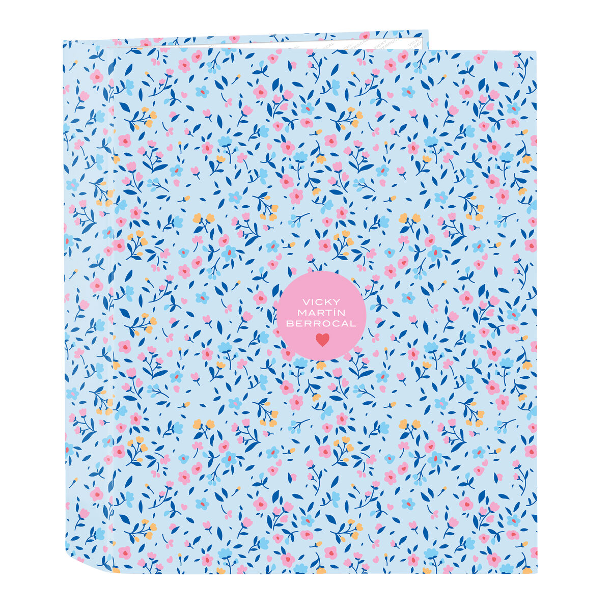 Ring binder Vicky MartÃ­n Berrocal ParaÃ­so Blue Pink A4 27 x 33 x 6 cm