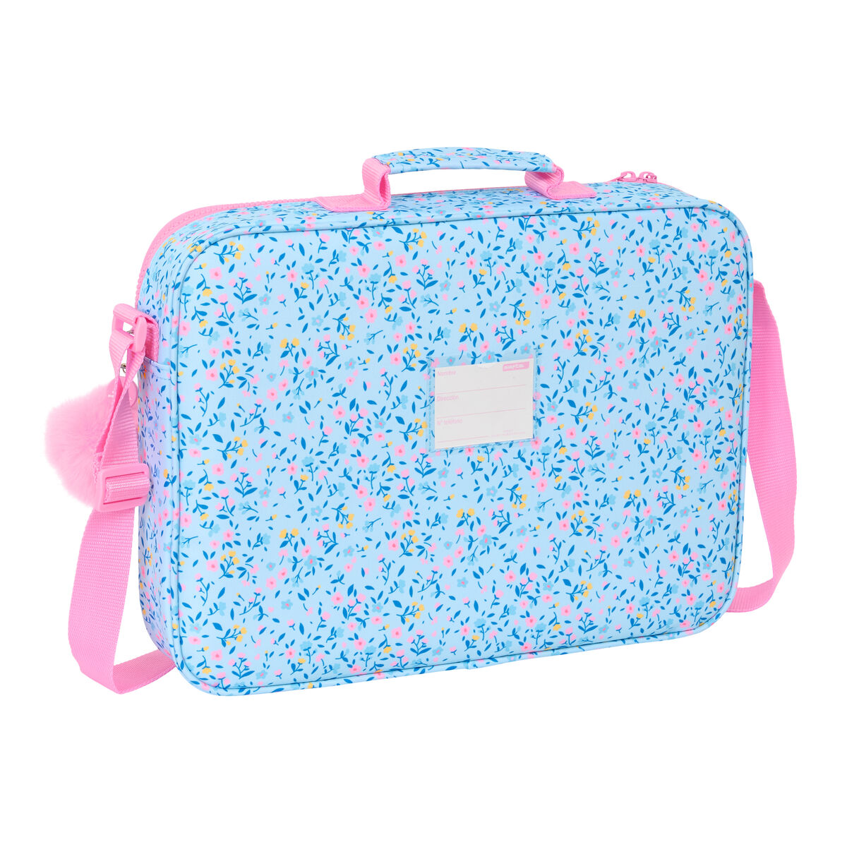 School Satchel Vicky MartÃ­n Berrocal ParaÃ­so Pink Light Blue 38 x 28 x 6 cm