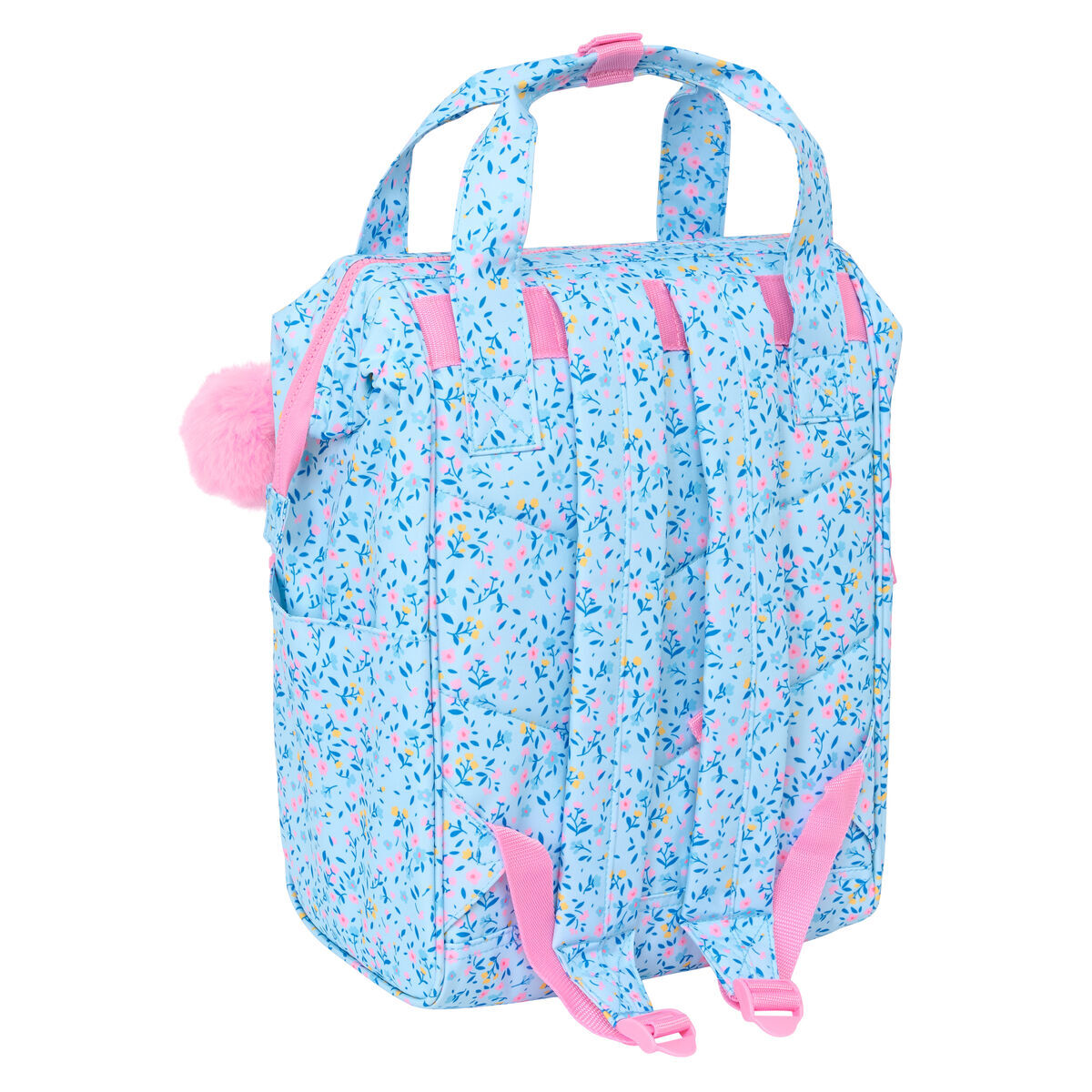 Laptop Backpack Vicky Martn Berrocal vmb Blue Pink 27 x 40 x 19 cm