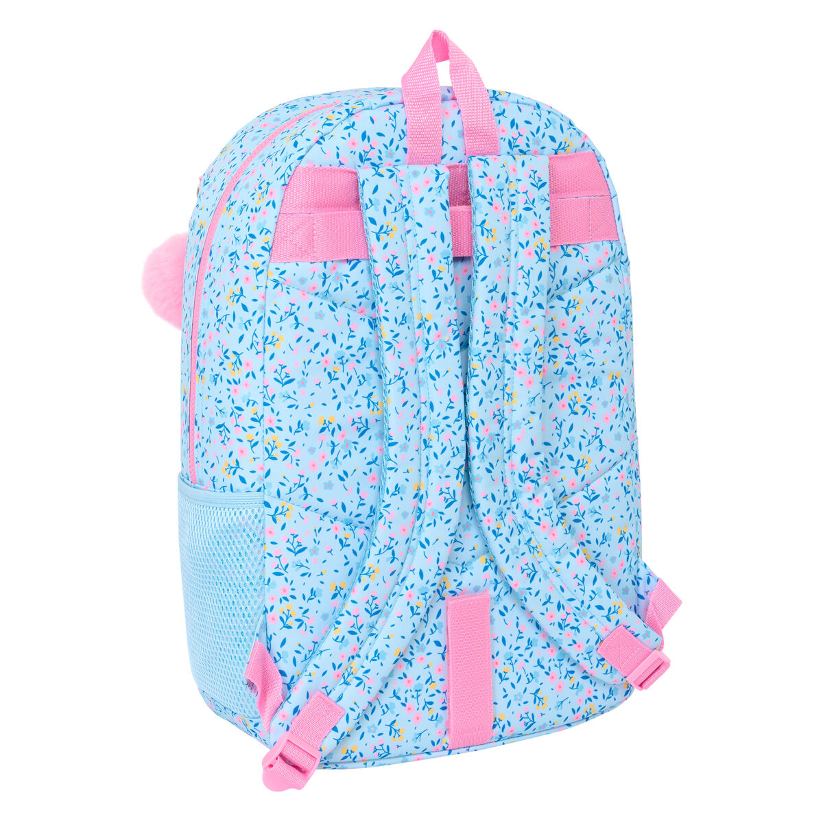 School Bag Vicky MartÃ­n Berrocal ParaÃ­so Blue Pink 30 x 46 x 14 cm