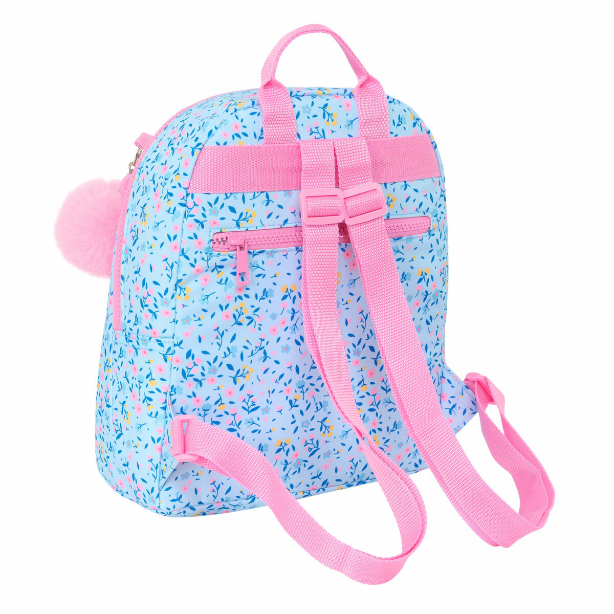 Casual Backpack Vicky Martn Berrocal Paraso Pink Light Blue 25 x 30 x 13 cm