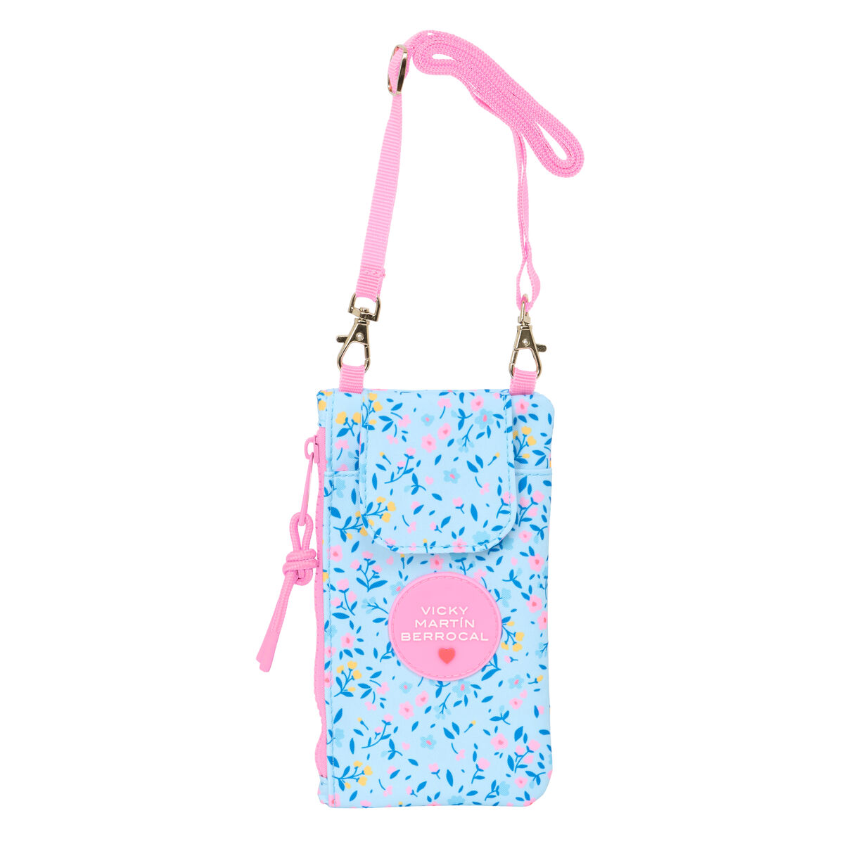 Mobile Bag Vicky MartÃ­n Berrocal ParaÃ­so Blue Pink
