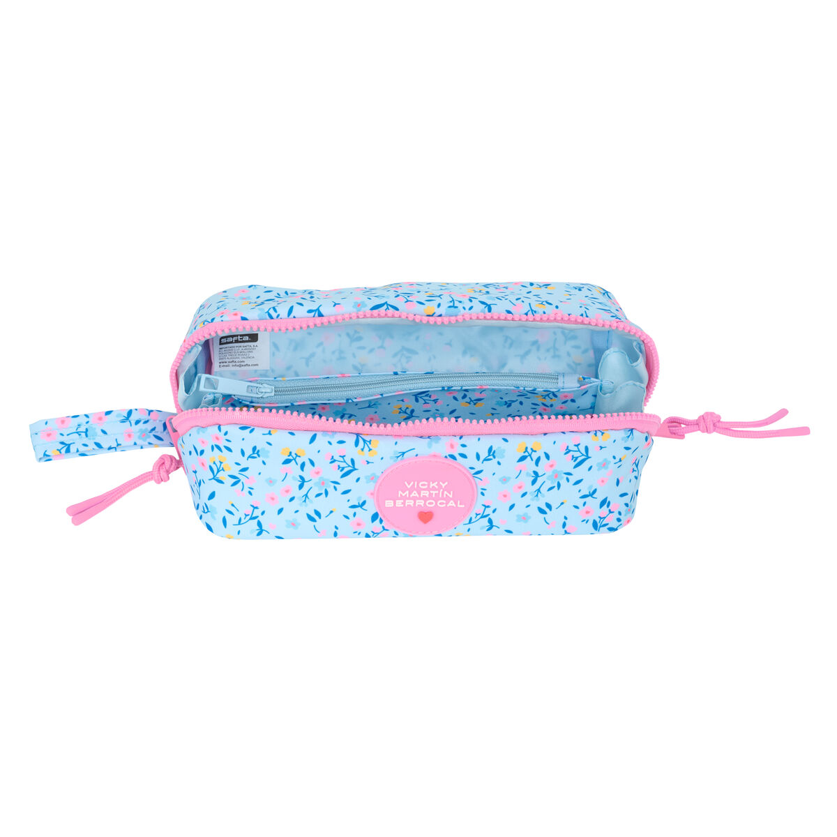 Holdall Vicky MartÃ­n Berrocal ParaÃ­so Pink Light Blue 20 x 8 x 8 cm