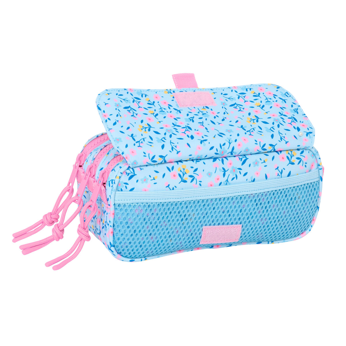 Triple Carry-all Vicky Martn Berrocal Paraso Pink Light Blue 21,5 x 10 x 8 cm