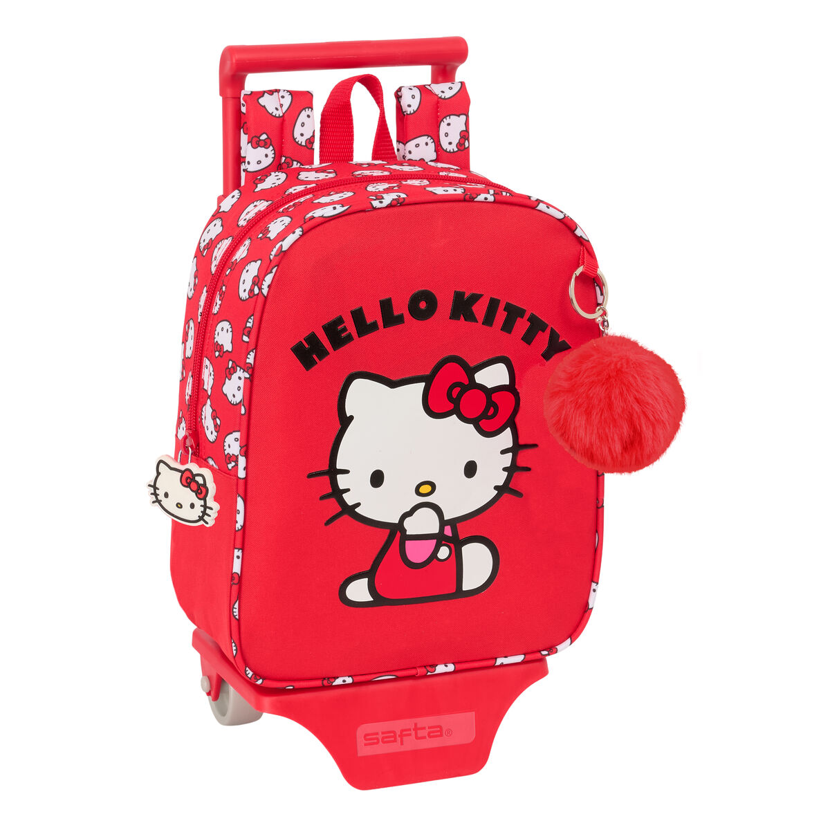 School Bag Hello Kitty Iconic White Red 22 x 27 x 10 cm School Bag Hello Kitty Iconic White Red 22 x 27 x 10 cm