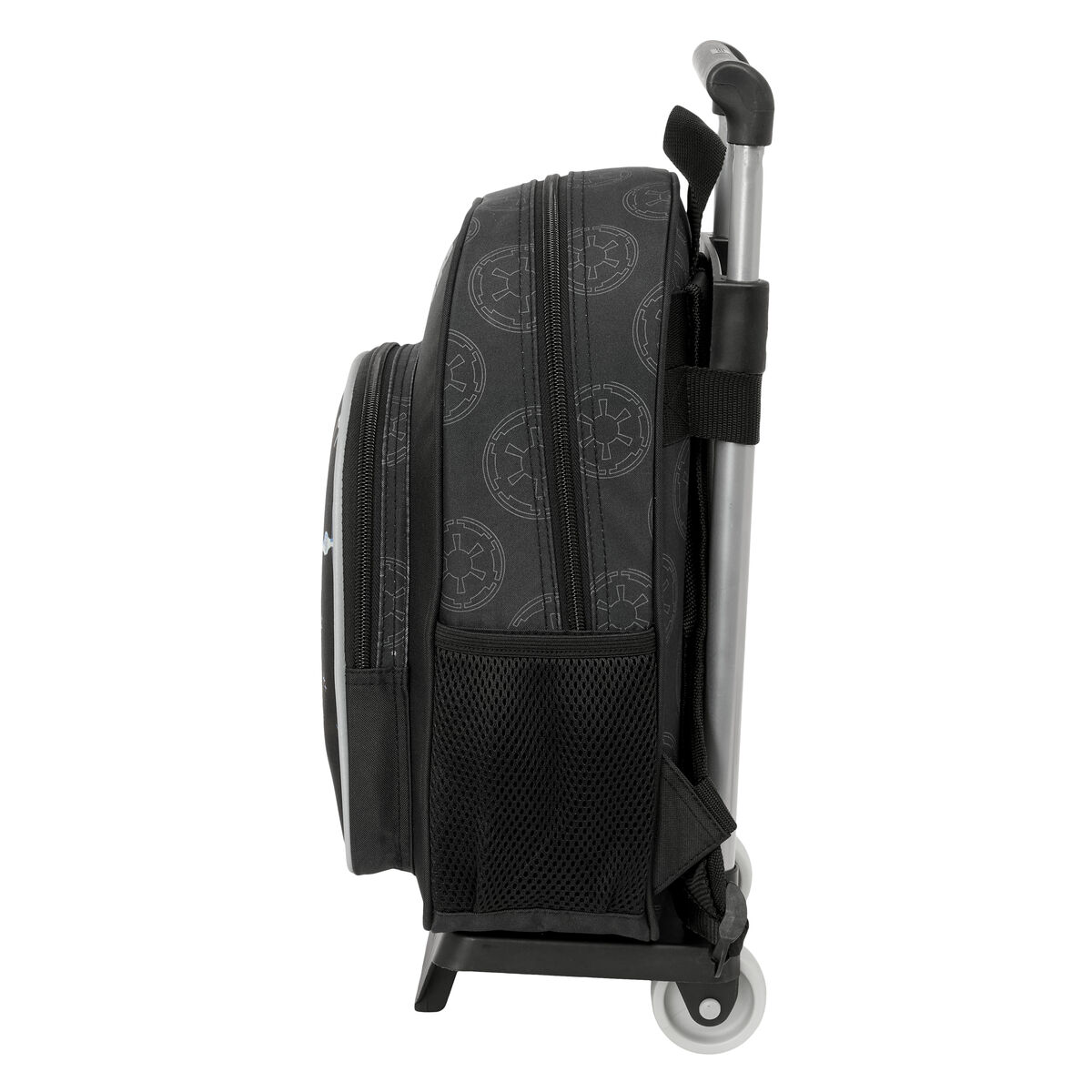 School Rucksack with Wheels Star Wars Rebellion Black 27 x 33 x 10 cm