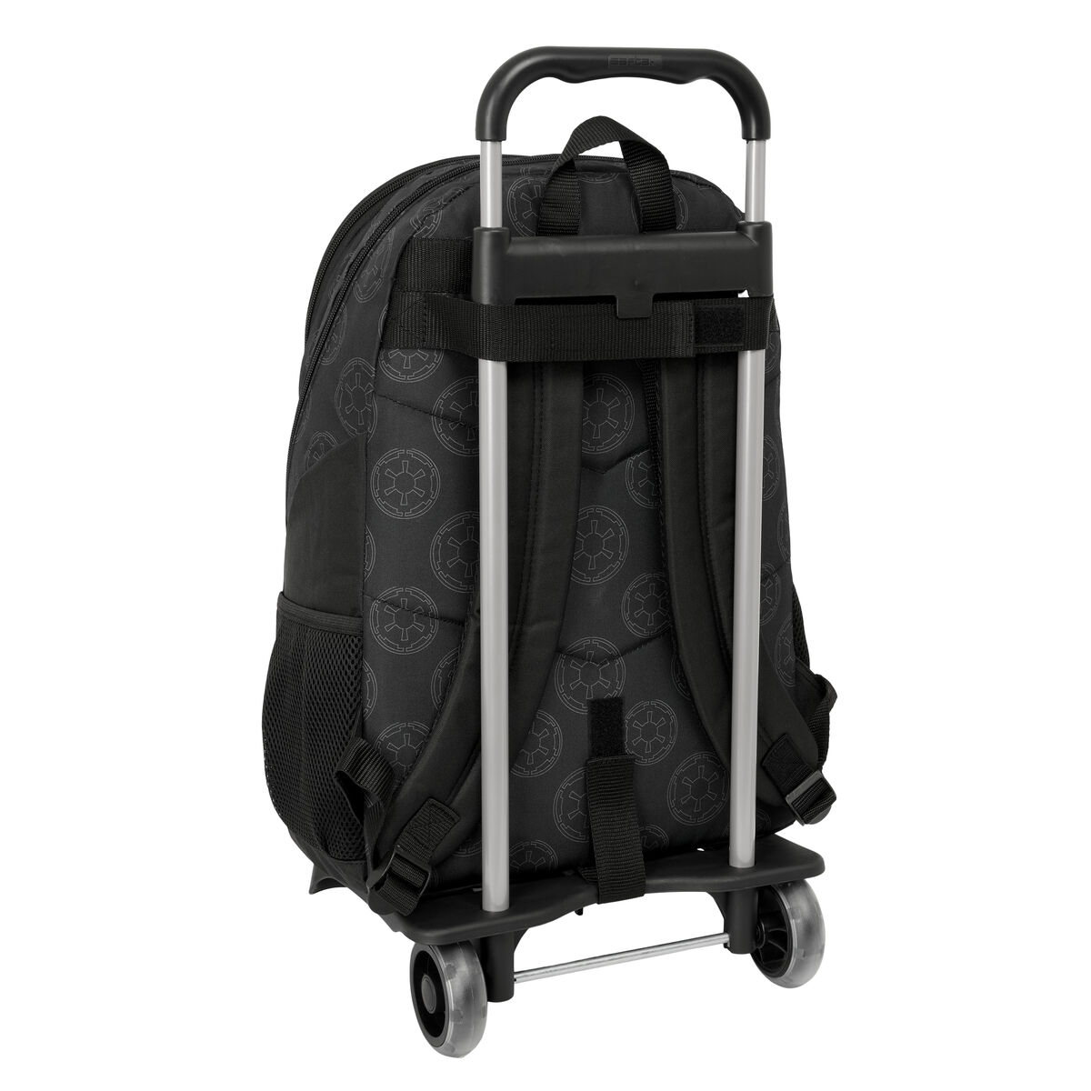 School Rucksack with Wheels Star Wars Rebellion Black 32 x 44 x 16 cm