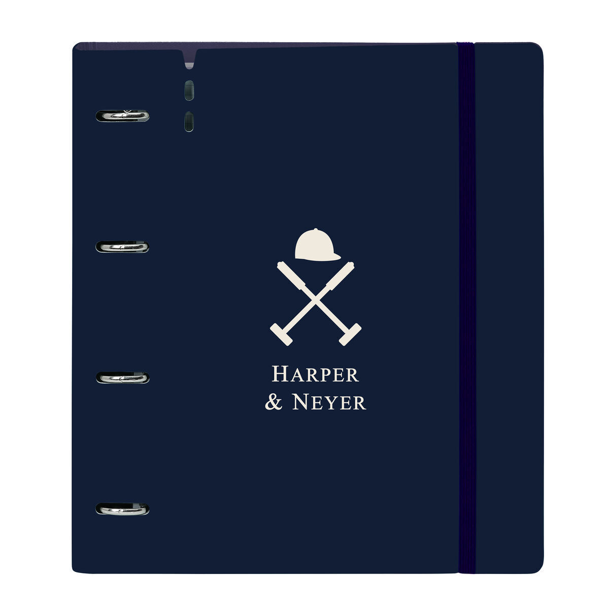 Ring binder Harper & Neyer Navy Blue 27 X 32 X 4 cm Ring binder Harper & Neyer Navy Blue 27 X 32 X 4 cm