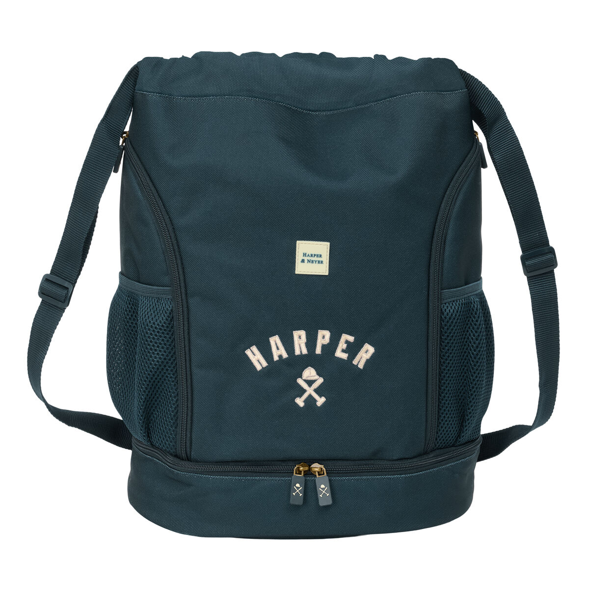 Backpack with Strings Harper & Neyer Navy Blue 35 x 40 x 1 cm Backpack with Strings Harper & Neyer Navy Blue 35 x 40 x 1 cm