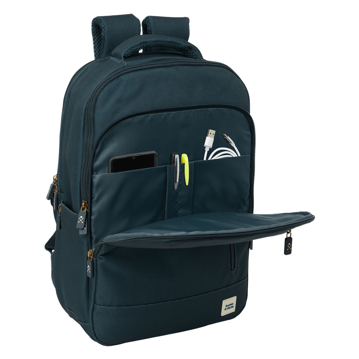 Laptop Backpack Harper & Neyer Navy Blue 29 x 44 x 15 cm