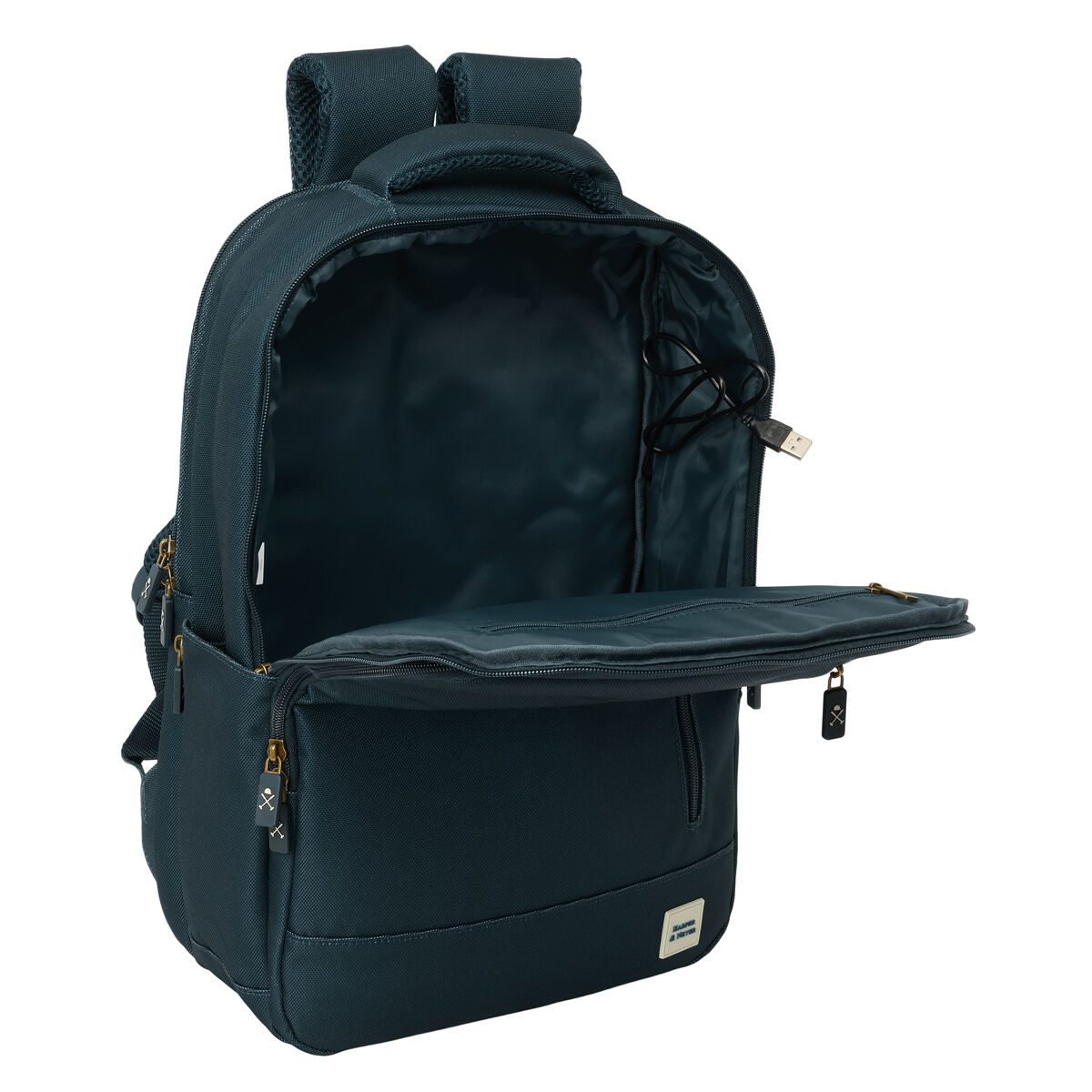 Laptop Backpack Harper & Neyer Navy Blue 29 x 44 x 15 cm