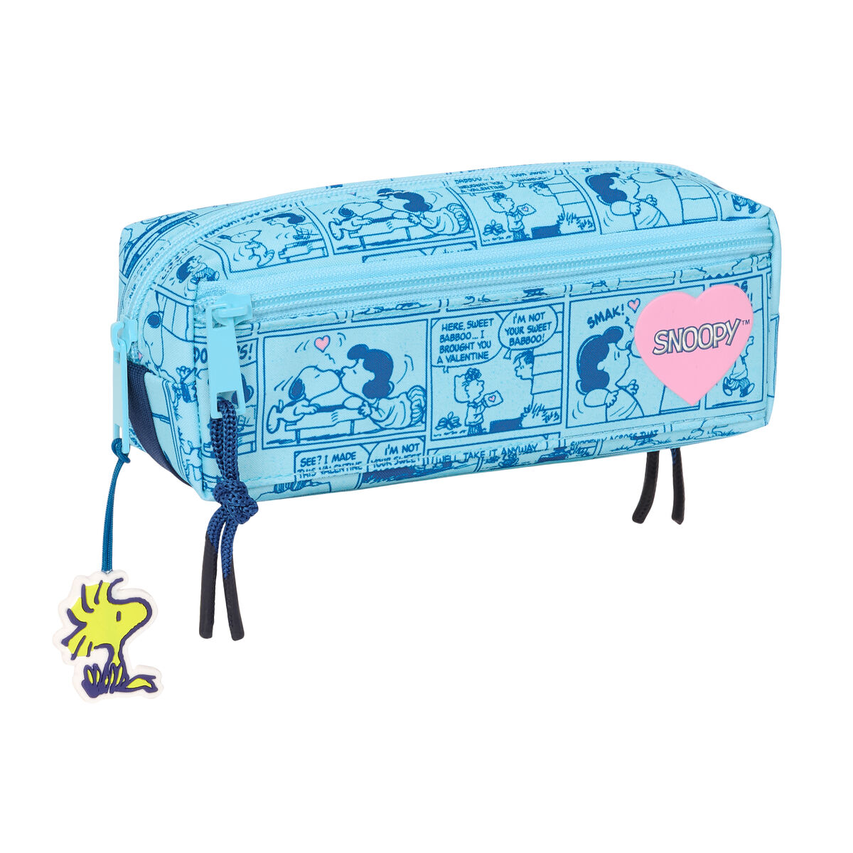 Holdall Snoopy Love Light Blue 22 x 8,5 x 6 cm