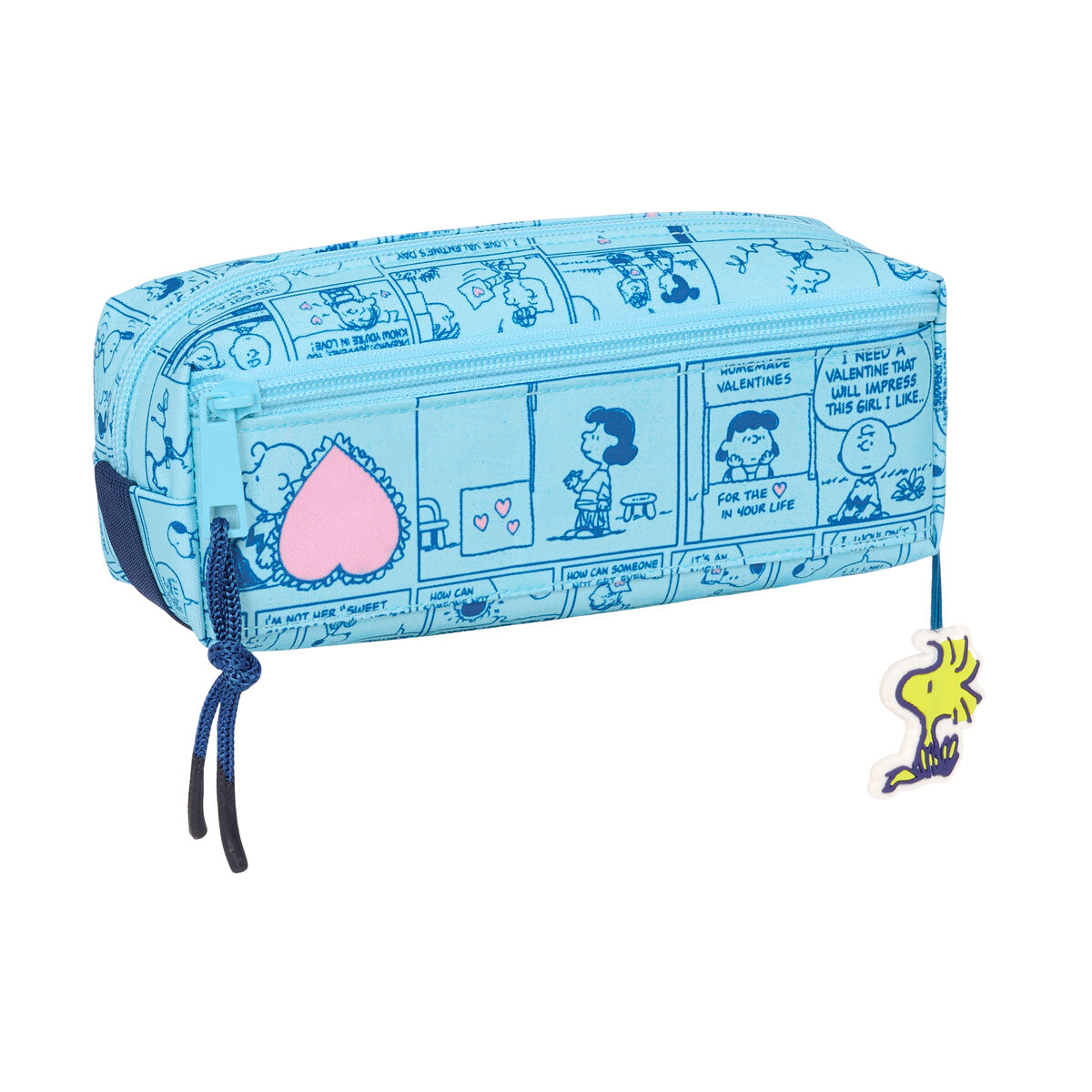 Holdall Snoopy Love Light Blue 22 x 8,5 x 6 cm