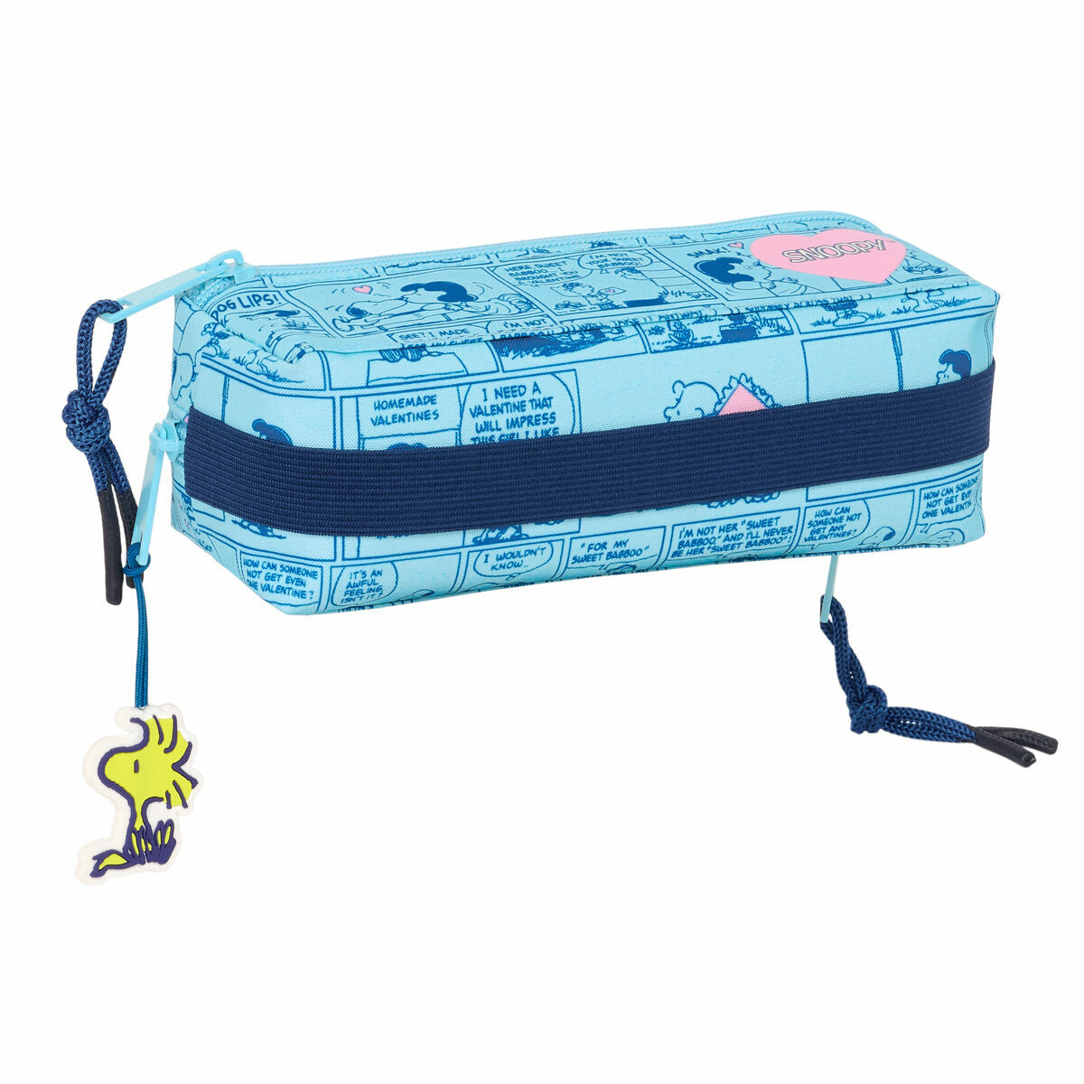 Holdall Snoopy Love Light Blue 22 x 8,5 x 6 cm