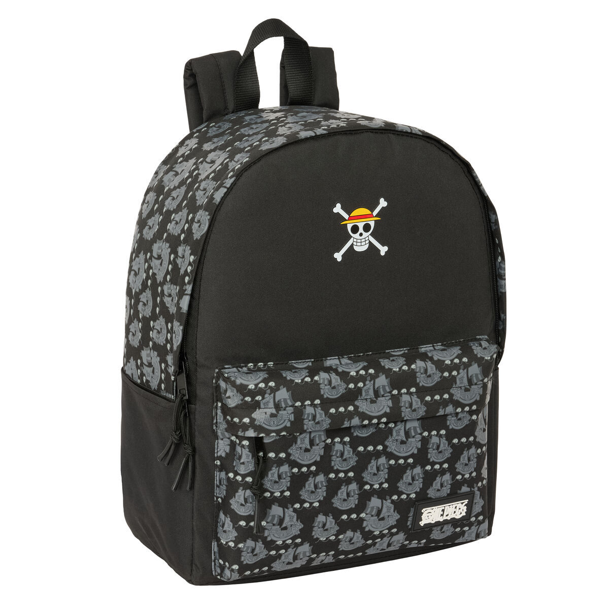 Laptop Backpack One Piece Pirates Black Laptop Backpack One Piece Pirates Black