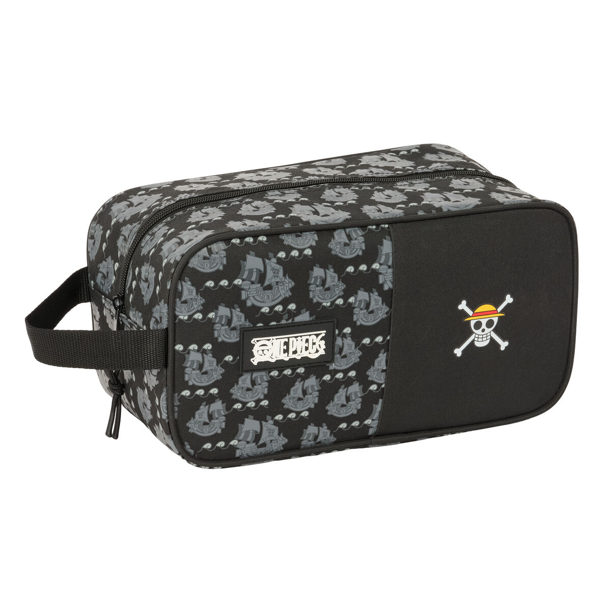 Holdall One Piece Pirates Black 29 x 15 x 14 cm Holdall One Piece Pirates Black 29 x 15 x 14 cm