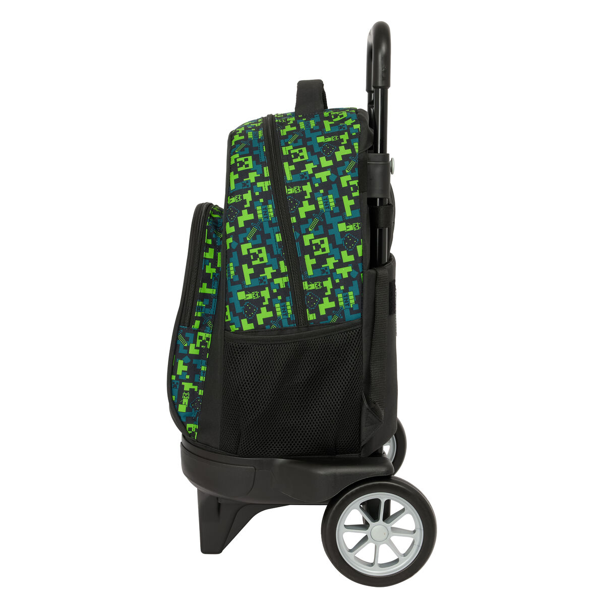 School Rucksack with Wheels Minecraft Tnt Multicolour 33 x 45 x 22 cm