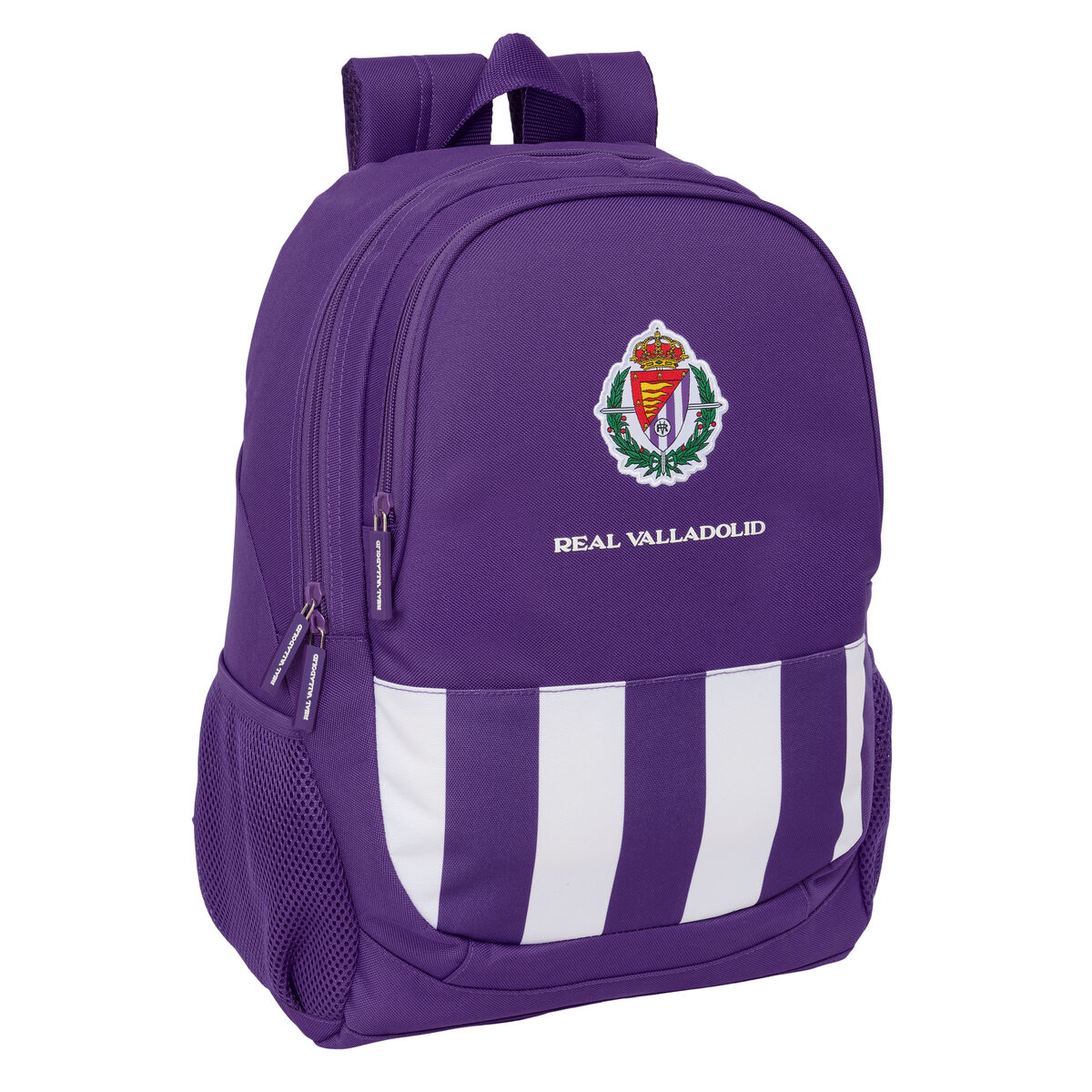 School Bag Real Valladolid C.F. White Purple 32 x 44 x 16 cm School Bag Real Valladolid C.F. White Purple 32 x 44 x 16 cm