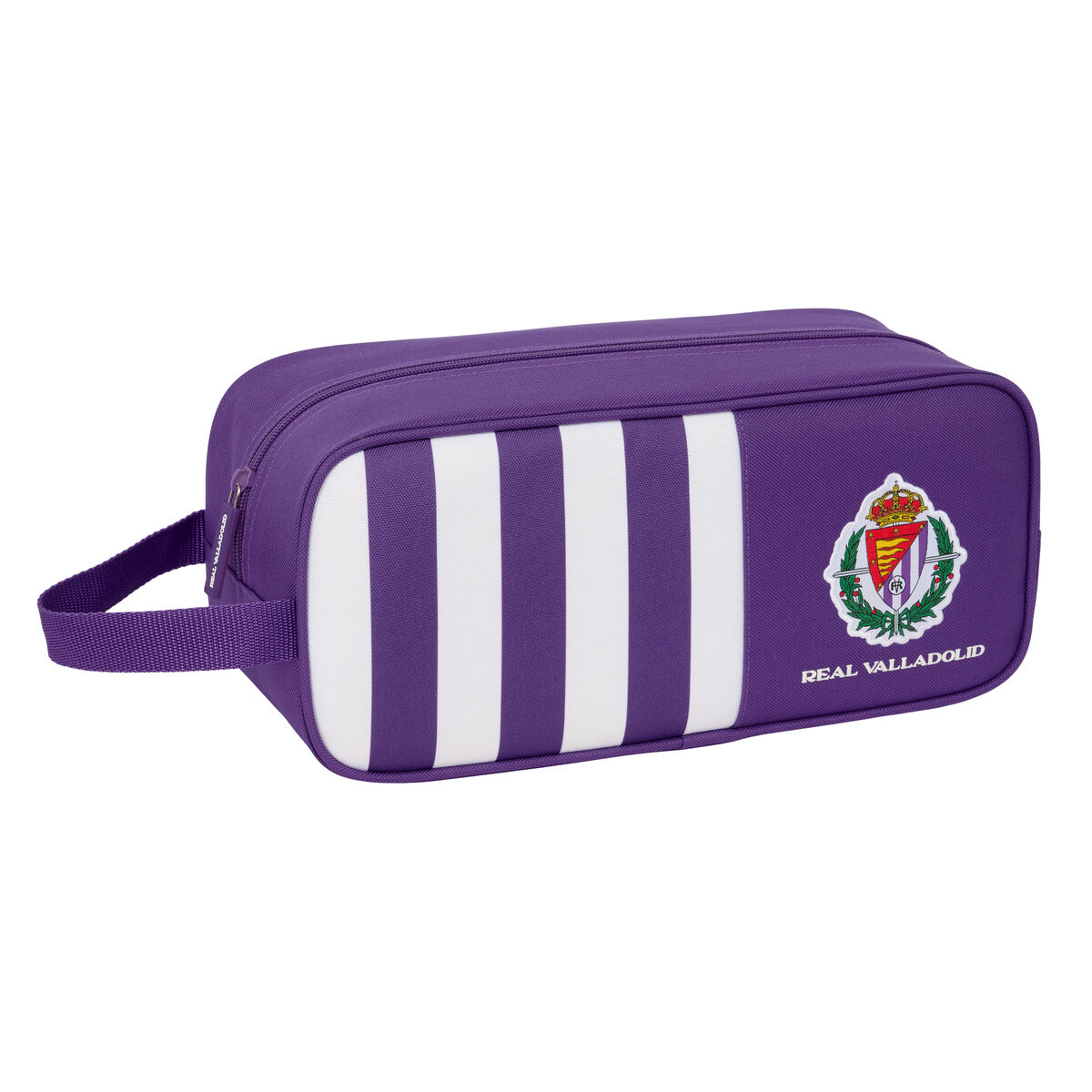 Travel Slipper Holder Real Valladolid C.F. White Purple 34 x 15 x 14 cm Travel Slipper Holder Real Valladolid C.F. White Purple 34 x 15 x 14 cm
