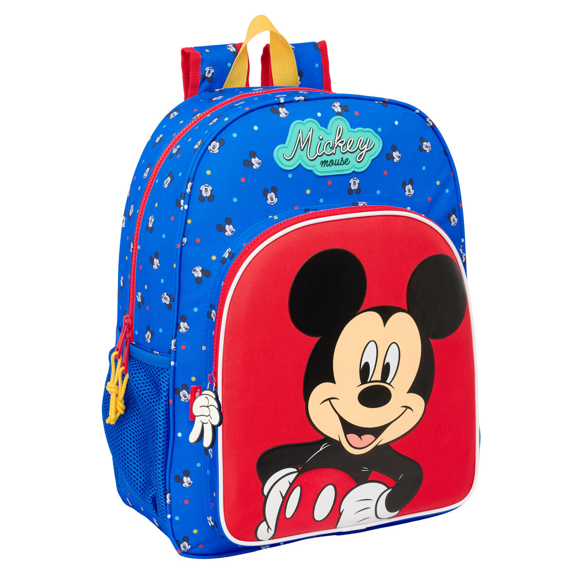 School Bag Mickey Mouse Clubhouse Good day Blue 33 x 42 x 14 cm