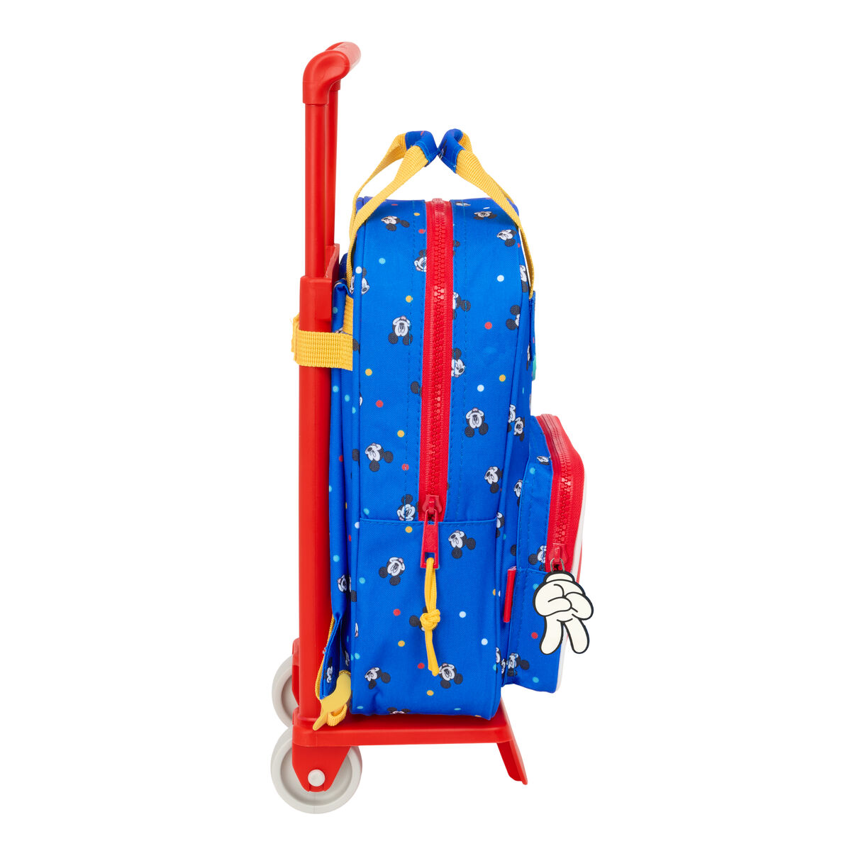 School Rucksack with Wheels Mickey Mouse Clubhouse Good day Blue 20 x 28 x 8 cm