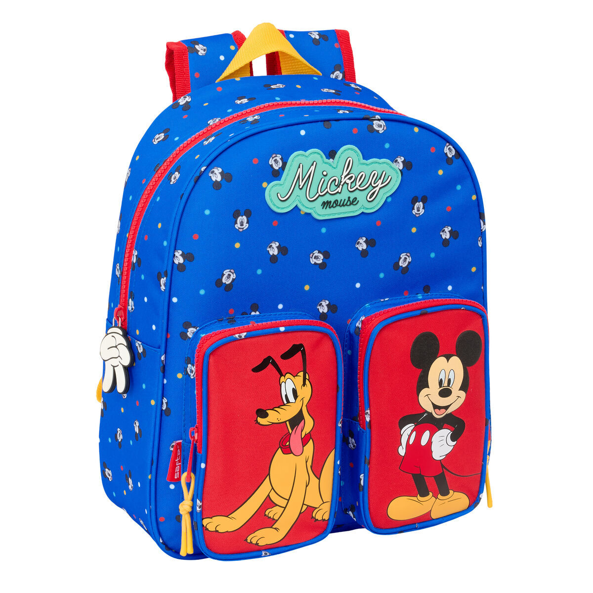 School Bag Mickey Mouse Clubhouse Good day Blue 28 x 34 x 10 cm School Bag Mickey Mouse Clubhouse Good day Blue 28 x 34 x 10 cm