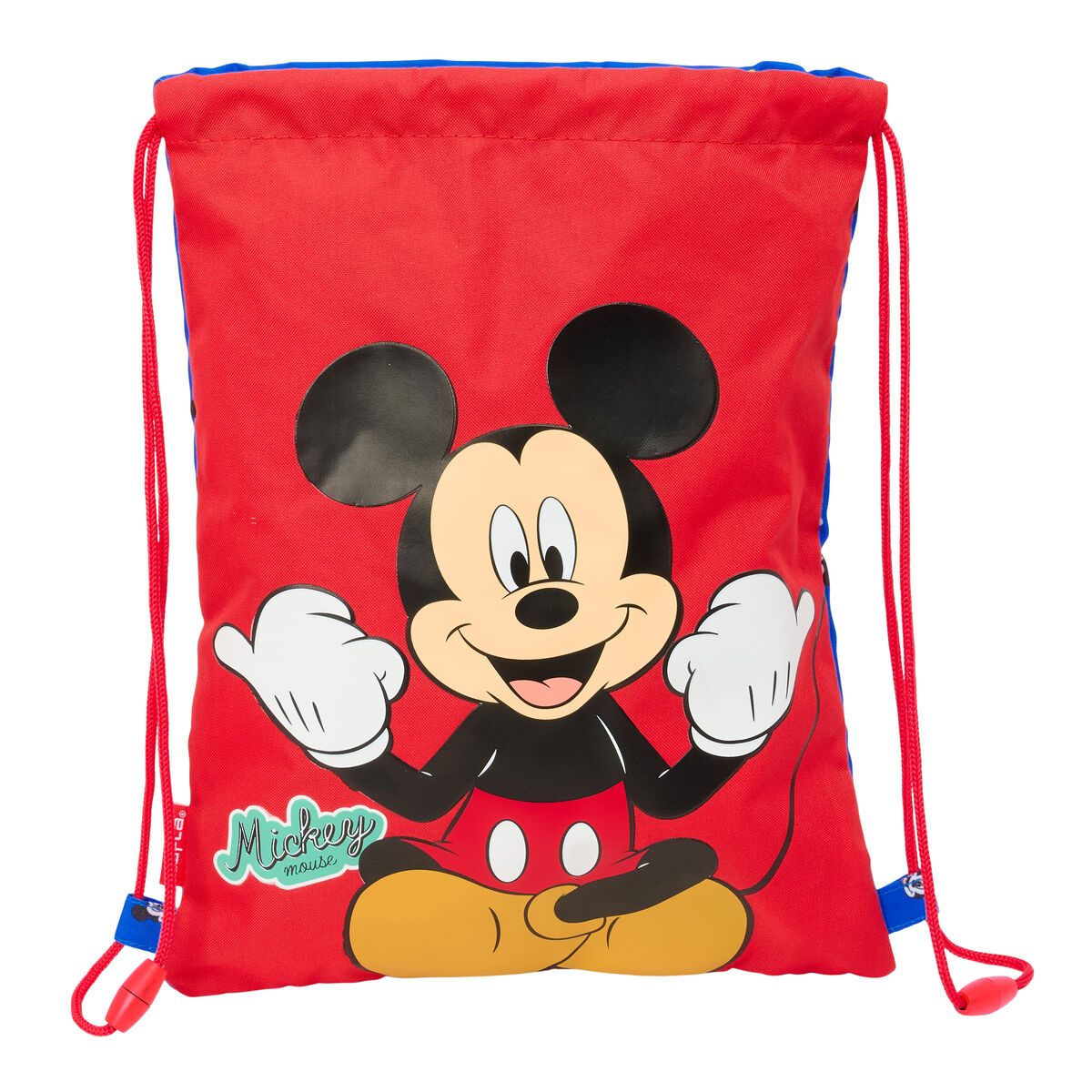 Backpack with Strings Mickey Mouse Clubhouse Good day Blue 26 x 34 x 1 cm Backpack with Strings Mickey Mouse Clubhouse Good day Blue 26 x 34 x 1 cm