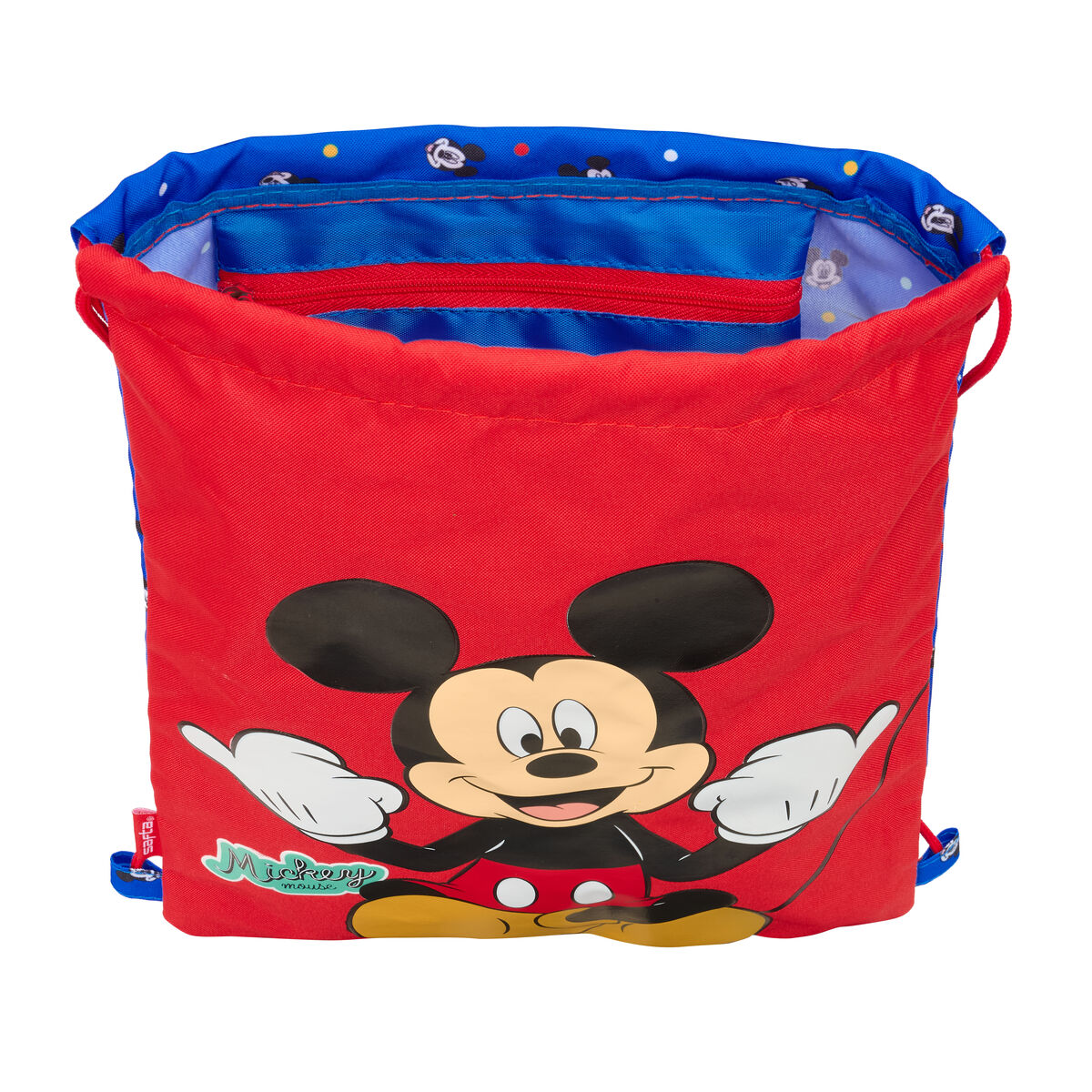 Backpack with Strings Mickey Mouse Clubhouse Good day Blue 26 x 34 x 1 cm