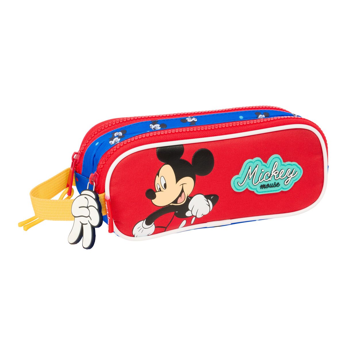 Double Carry-all Mickey Mouse Clubhouse Good day Blue 21 x 8 x 6 cm Double Carry-all Mickey Mouse Clubhouse Good day Blue 21 x 8 x 6 cm