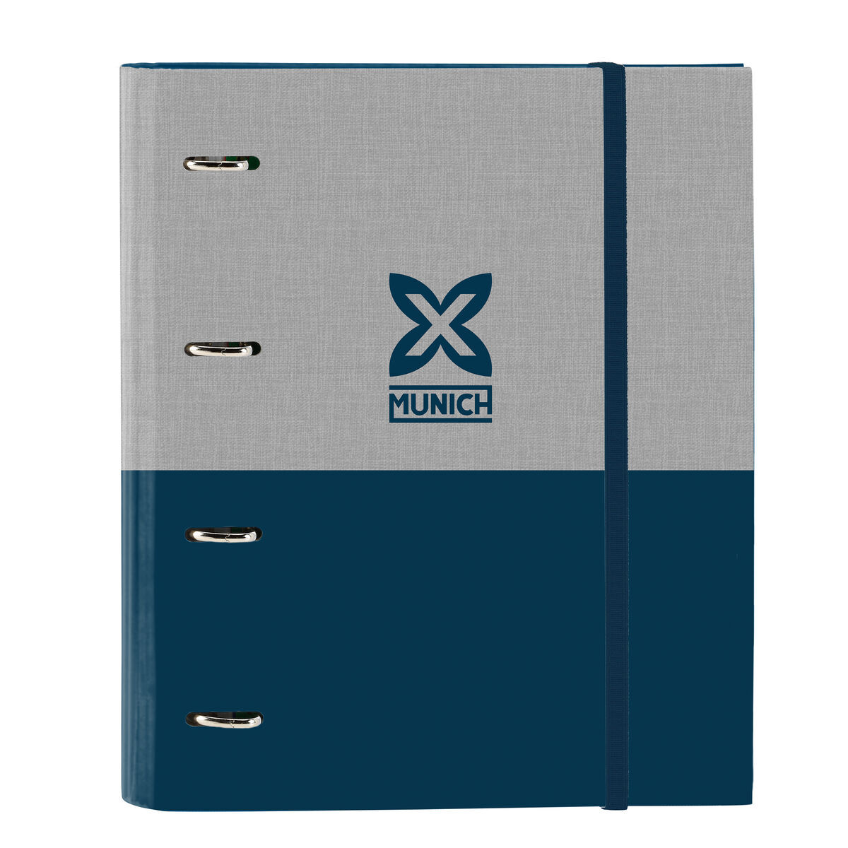 Ring binder Munich Street Blue Grey 27 x 32 x 3.5 cm Ring binder Munich Street Blue Grey 27 x 32 x 3.5 cm