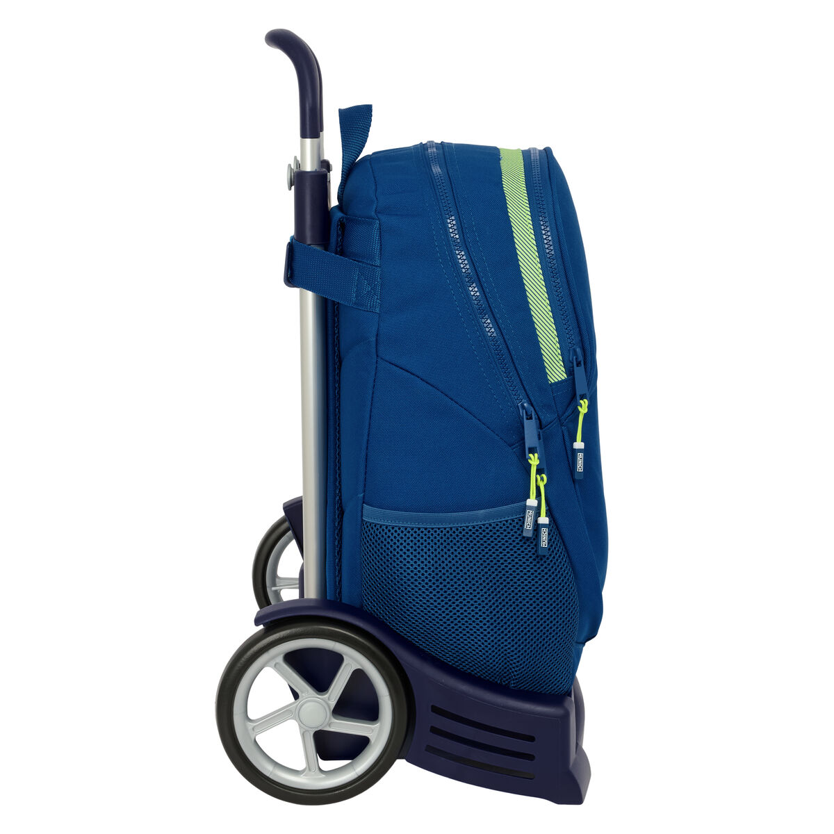 School Rucksack with Wheels Munich North Navy Blue 32 x 44 x 16 cm
