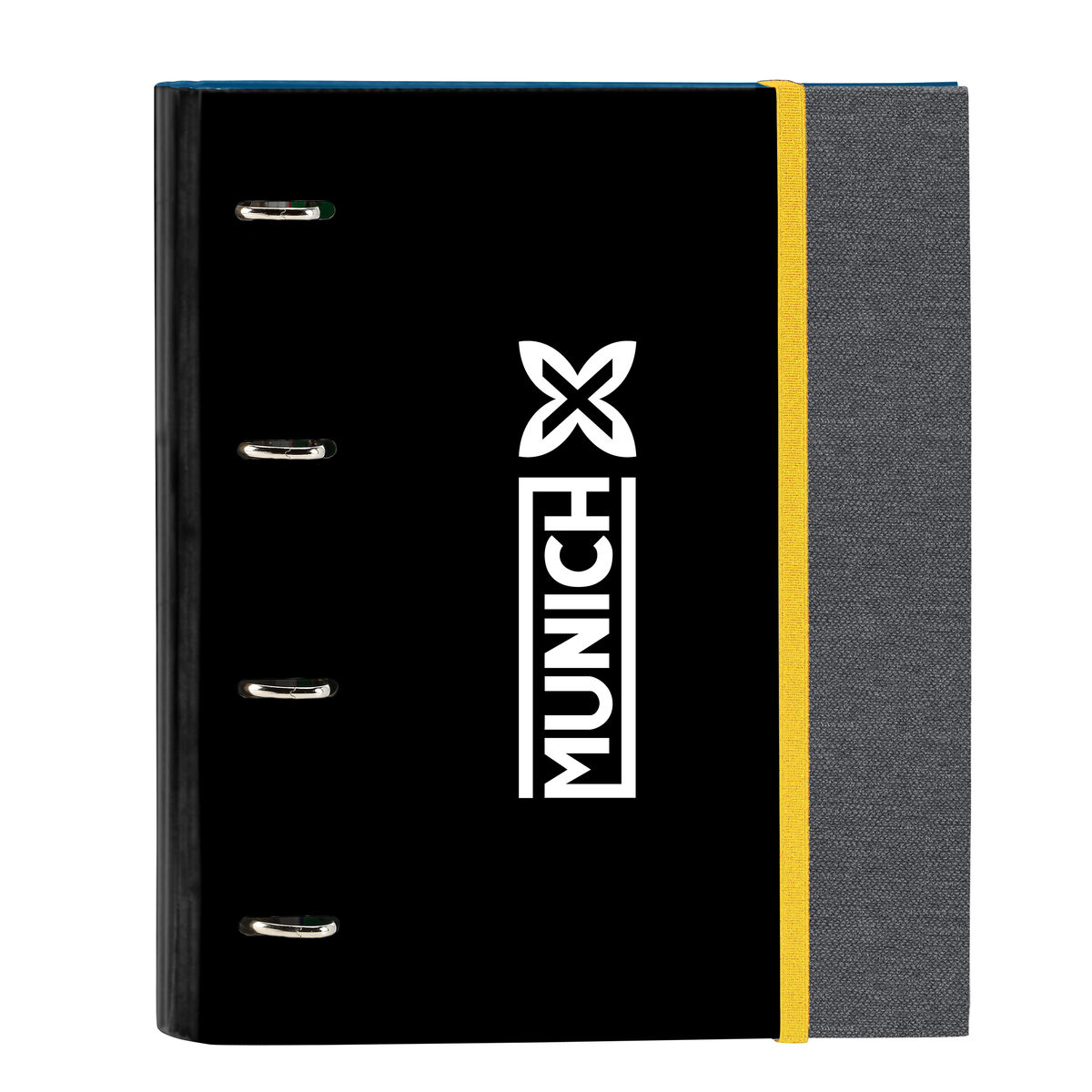 Ring binder Munich Topo Black 27 x 32 x 3.5 cm Ring binder Munich Topo Black 27 x 32 x 3.5 cm