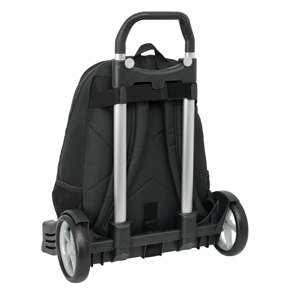 School Rucksack with Wheels Munich Topo Black 32 x 44 x 16 cm