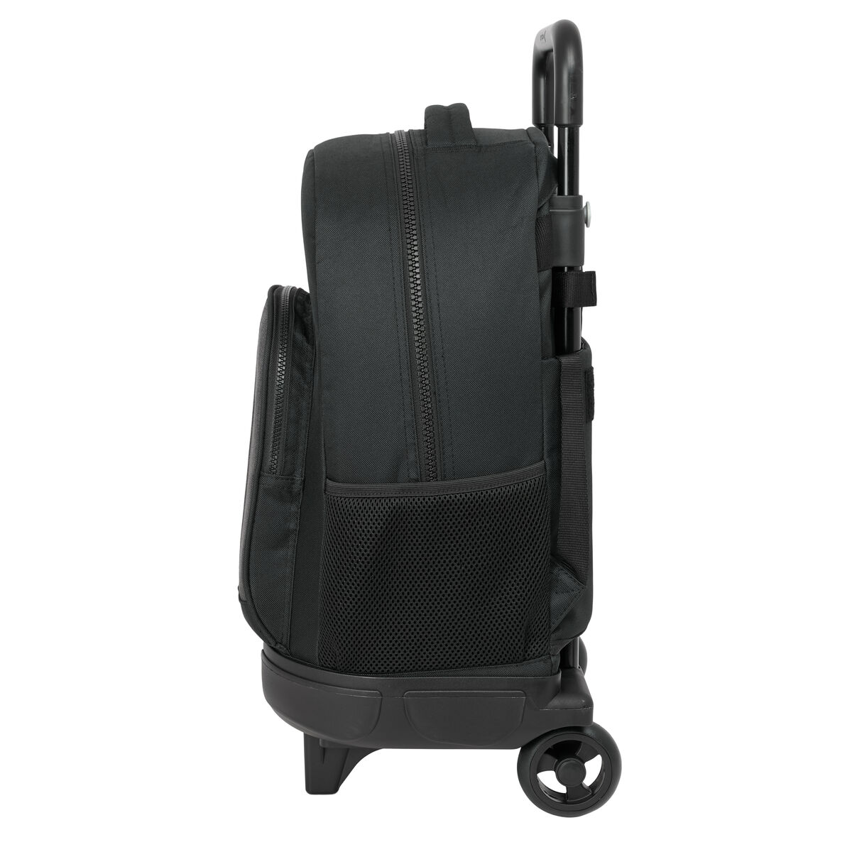 School Rucksack with Wheels Munich Topo Black 33 x 45 x 22 cm
