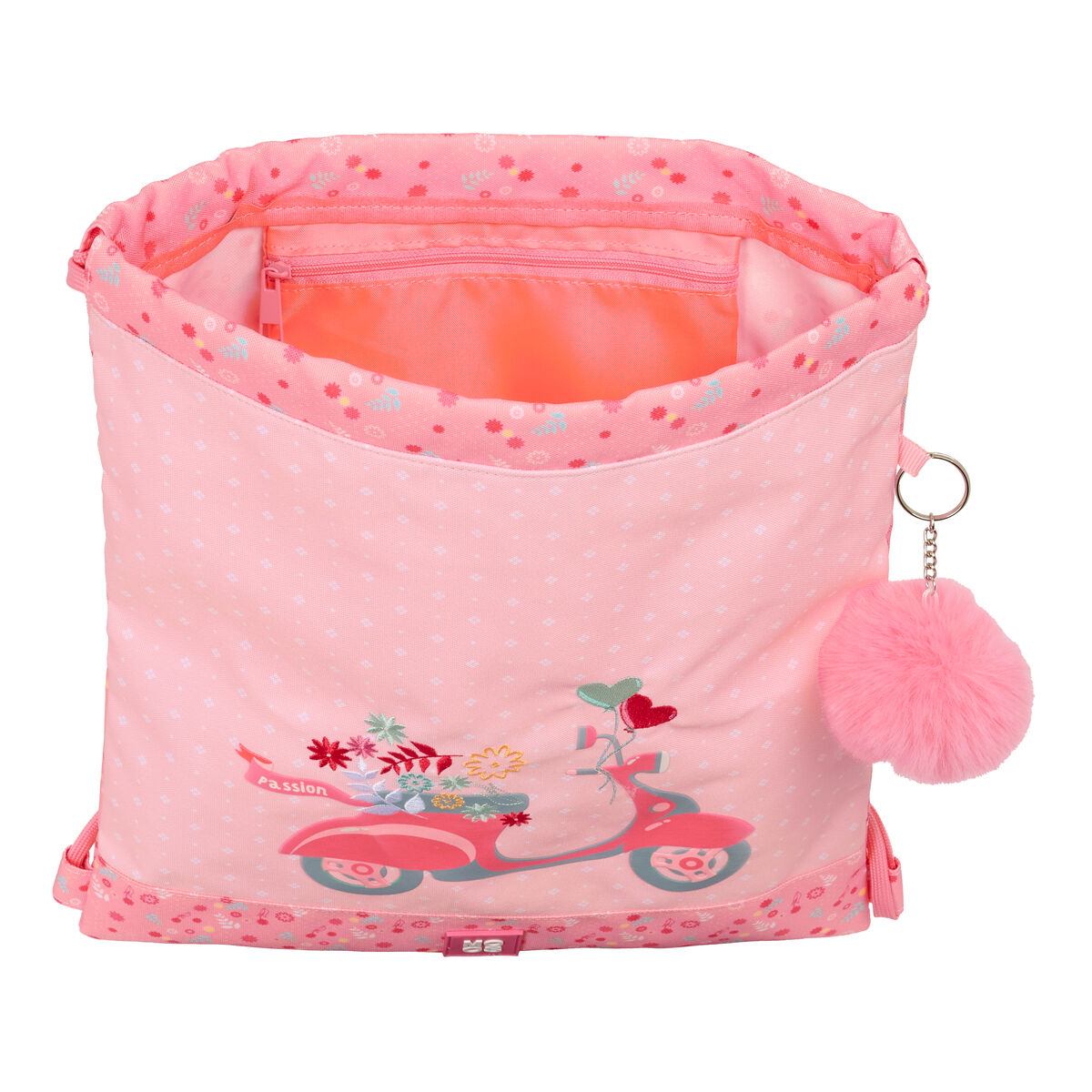 Backpack with Strings Moos Passion Multicolour 35 x 40 x 1 cm