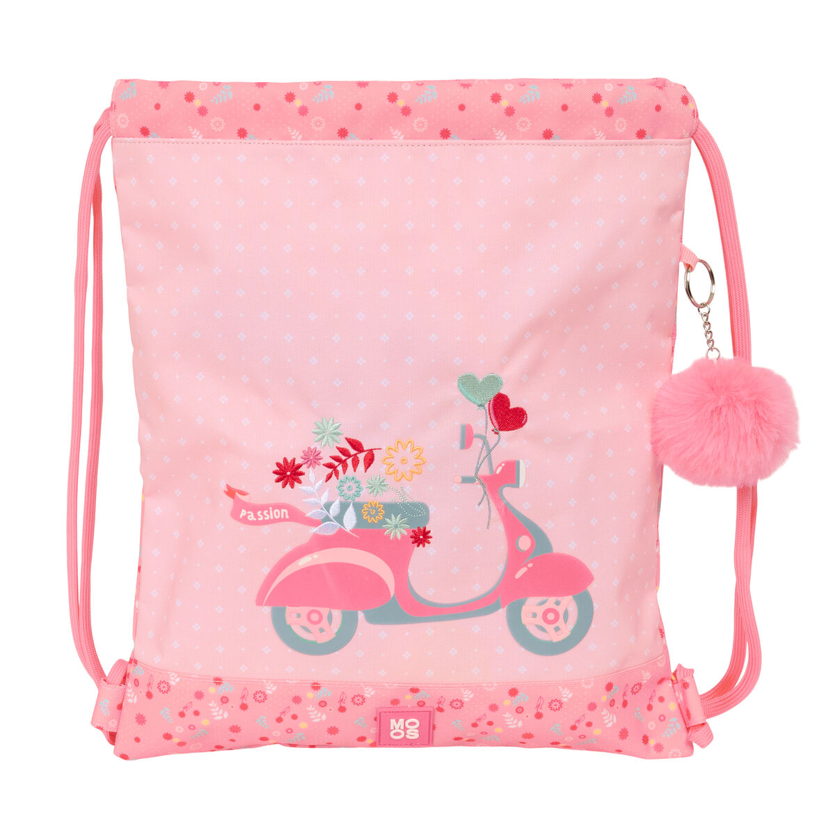 Backpack with Strings Moos Passion Multicolour 35 x 40 x 1 cm