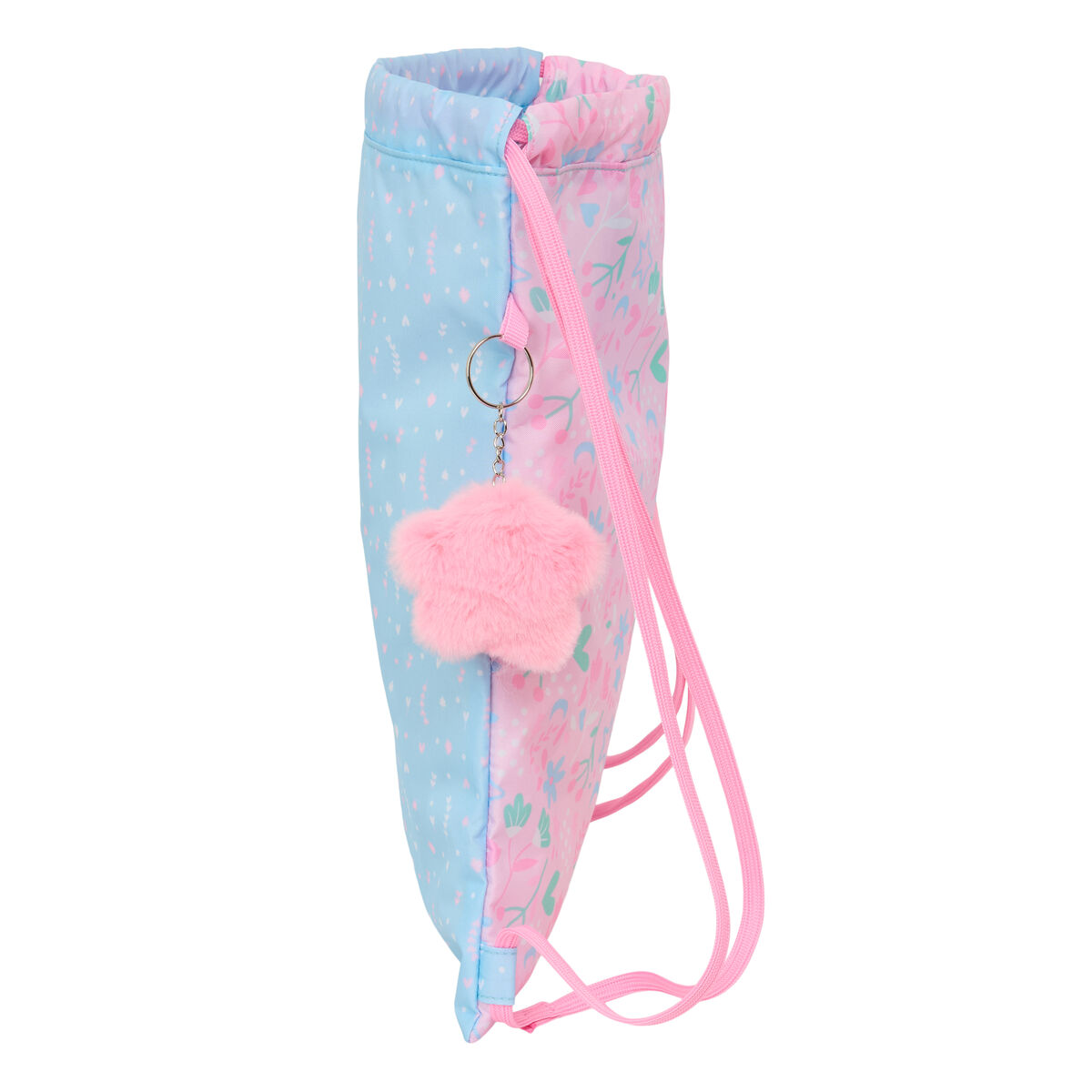 Backpack with Strings BlackFit8 Smile Blue Pink 35 x 40 x 1 cm